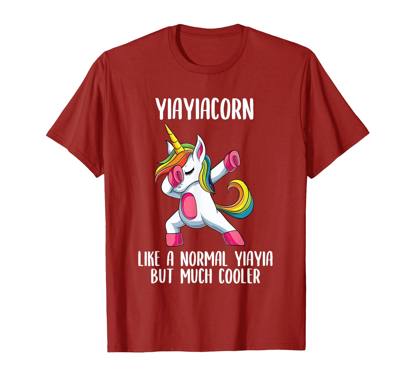 Unicorn Yiayia Girl Birthday Party Apparel Greek YiayiaCorn T-Shirt