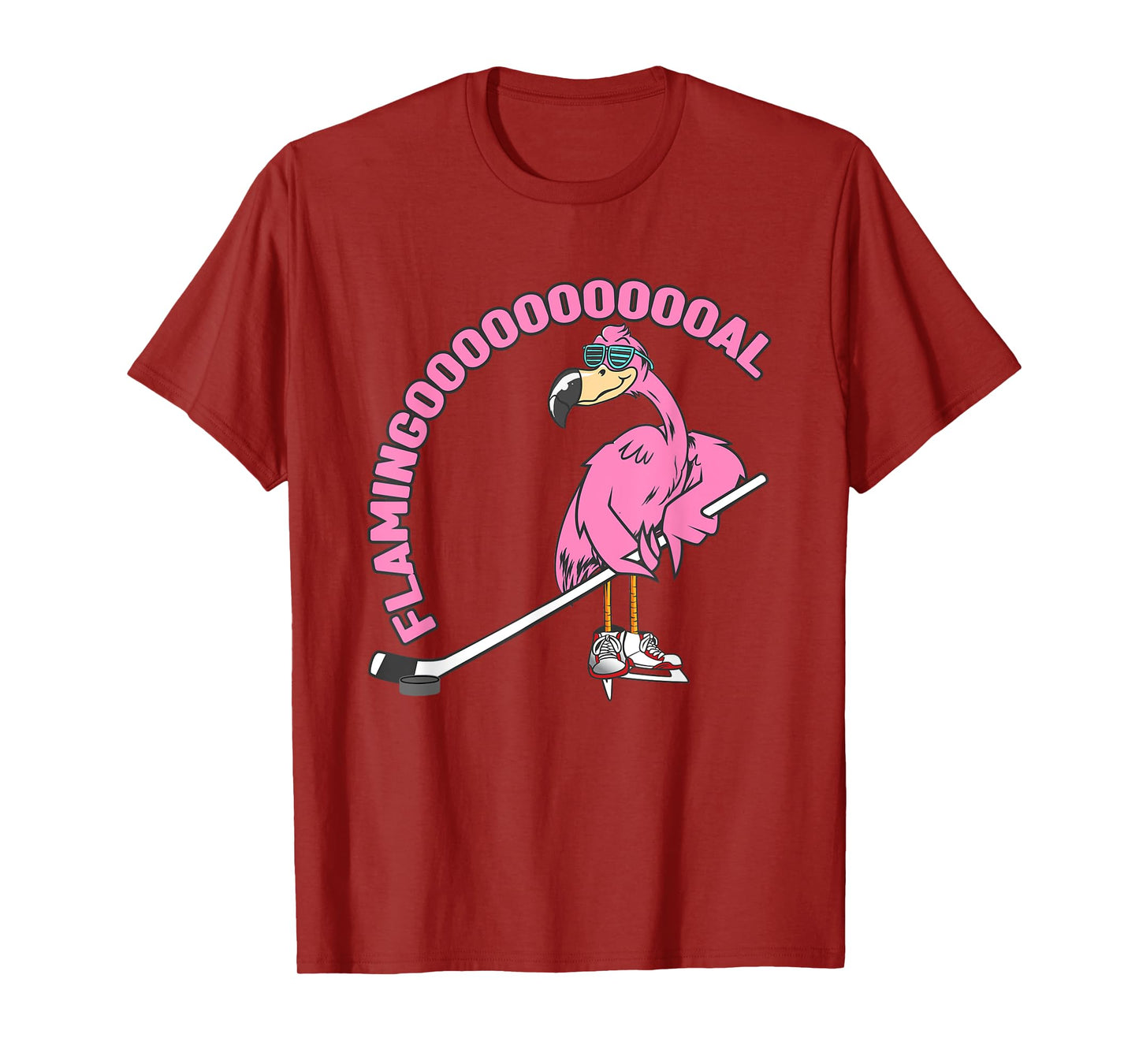 Flamingooooal Flamingo Men or Women Ice Hockey T-Shirt