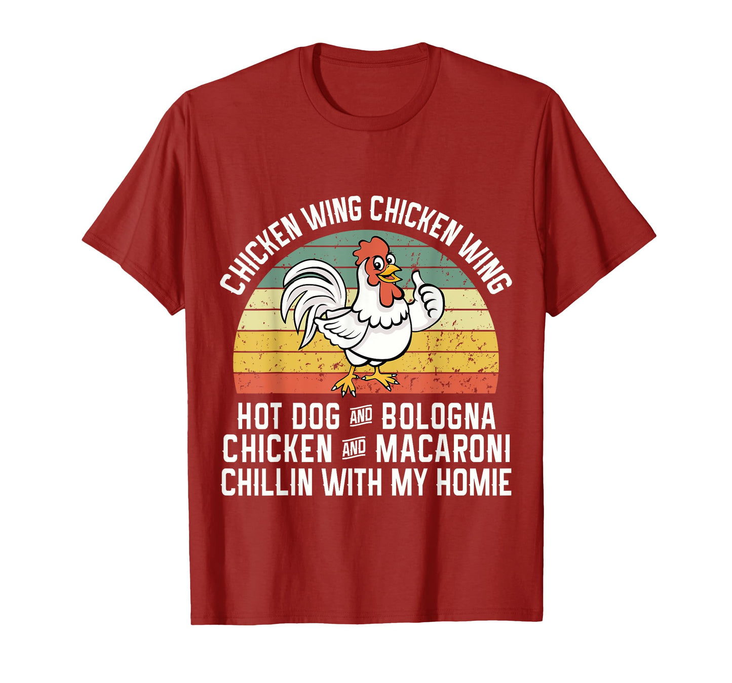 Chicken Wing Chicken Wing Hot Dog Bologna T-Shirt