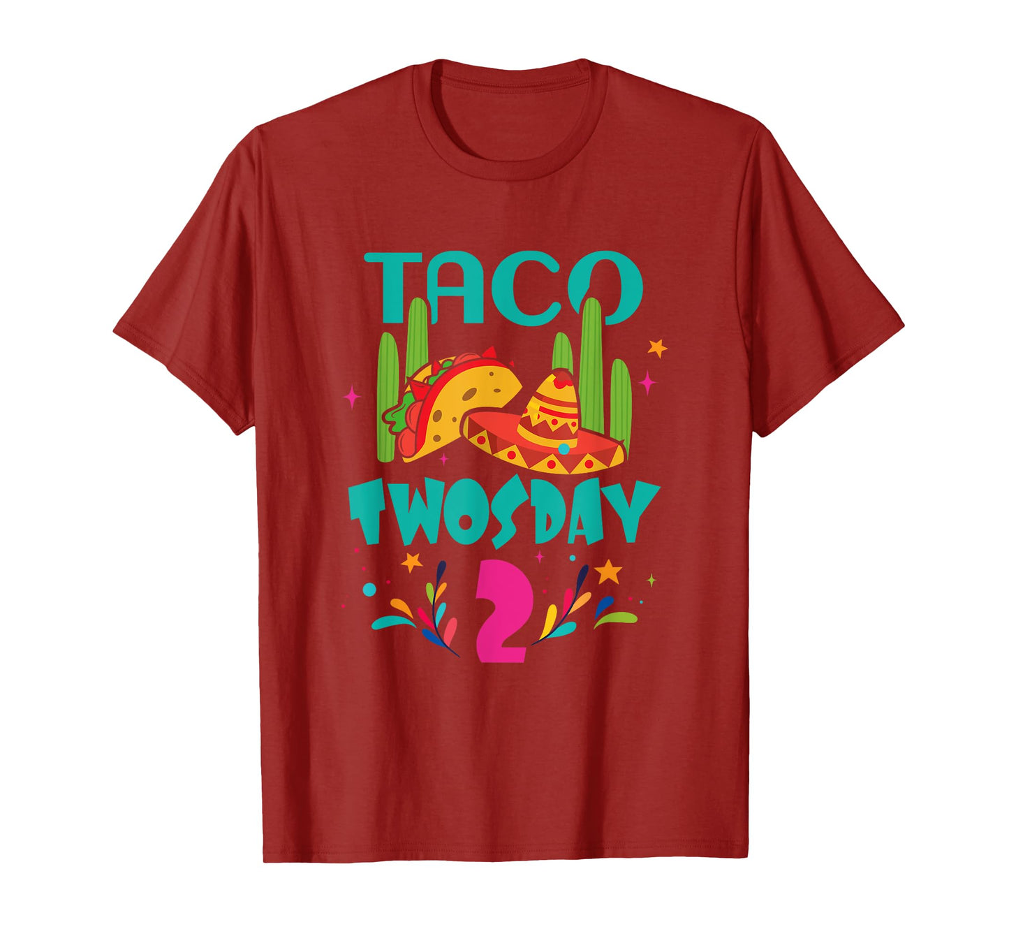Taco Twosday 2 Two Year Old Boy Girl Birthday Gift T-Shirt