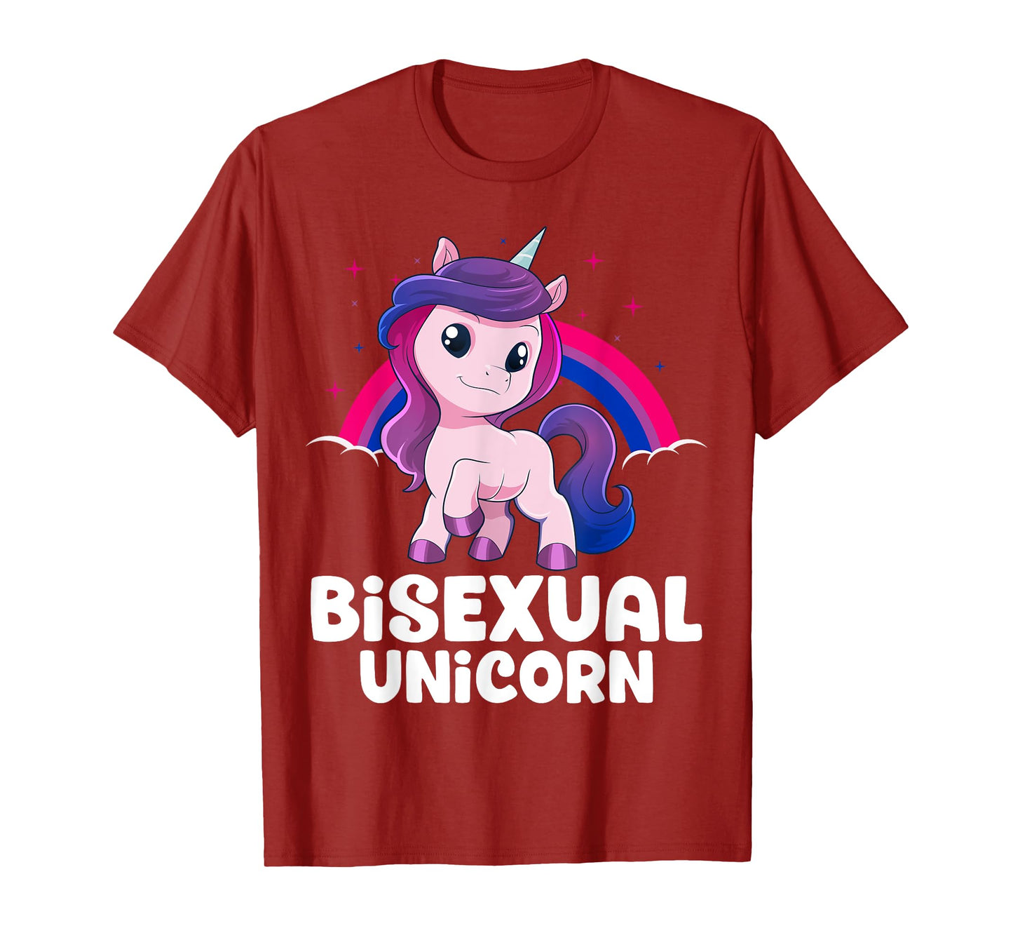 Bisexual Unicorn Bi Pride Flag LGBT Unicorn Pride Month T-Shirt