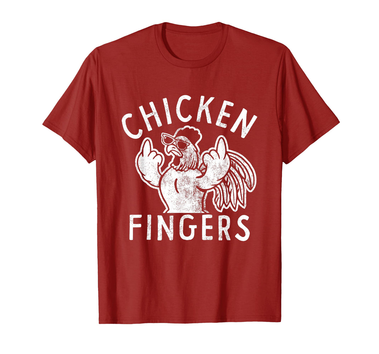 Chicken Fingers, Middle Fingers, Funny Chicken T-Shirt