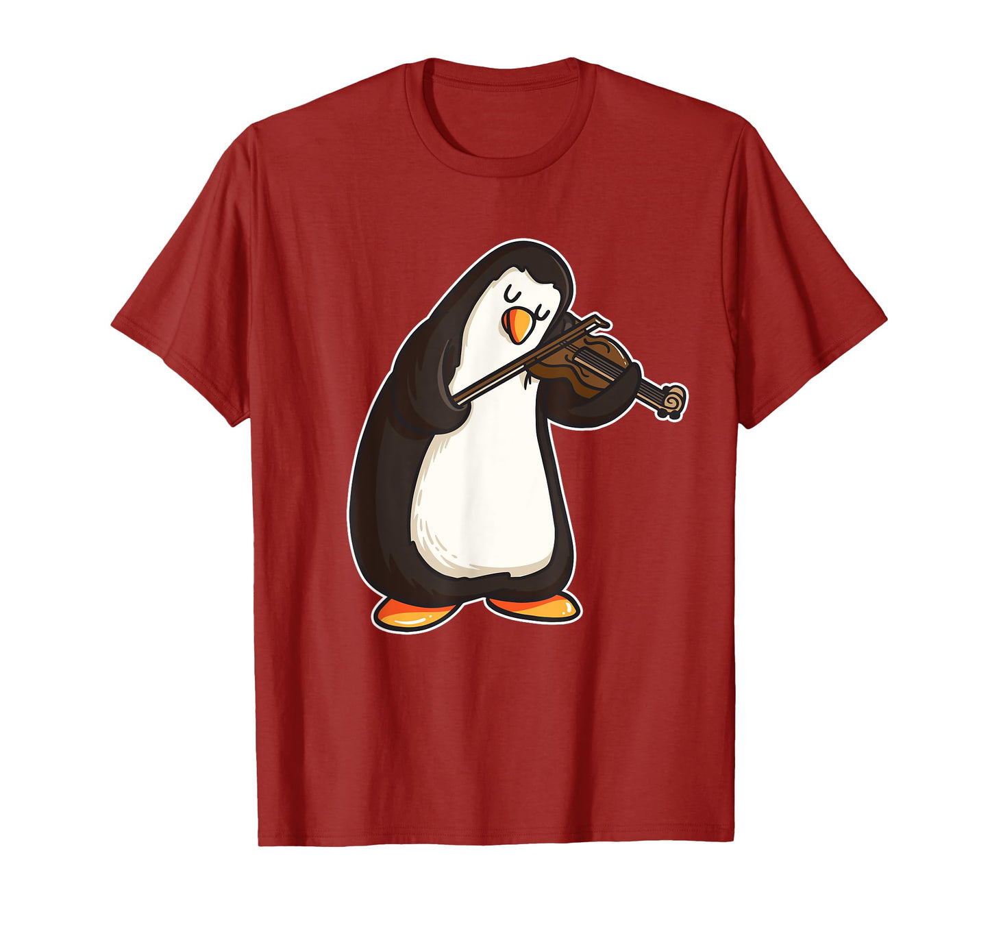Violinist Penguin Violin Viola Player Music Gift T-Shirt