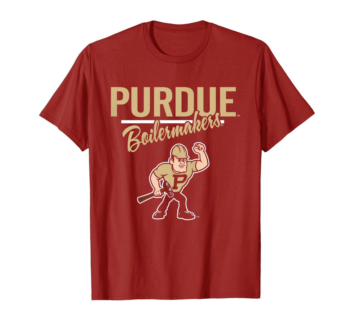 Kids Purdue Boilermakers Kid's Mascot Black Officially Licensed T-Shirt