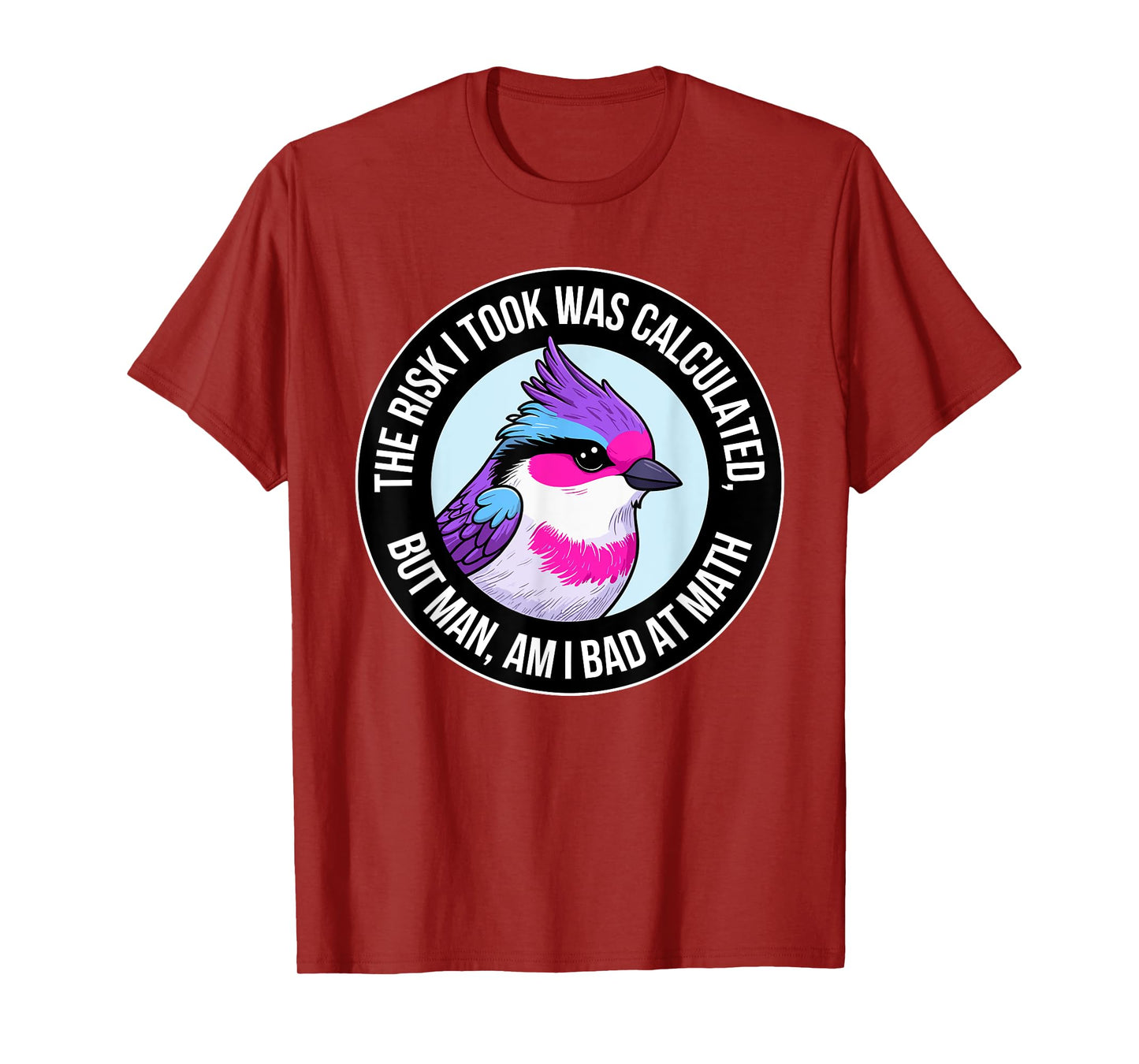 The Risk I Took Was Calculated But Man Am I Bad At Math T-Shirt