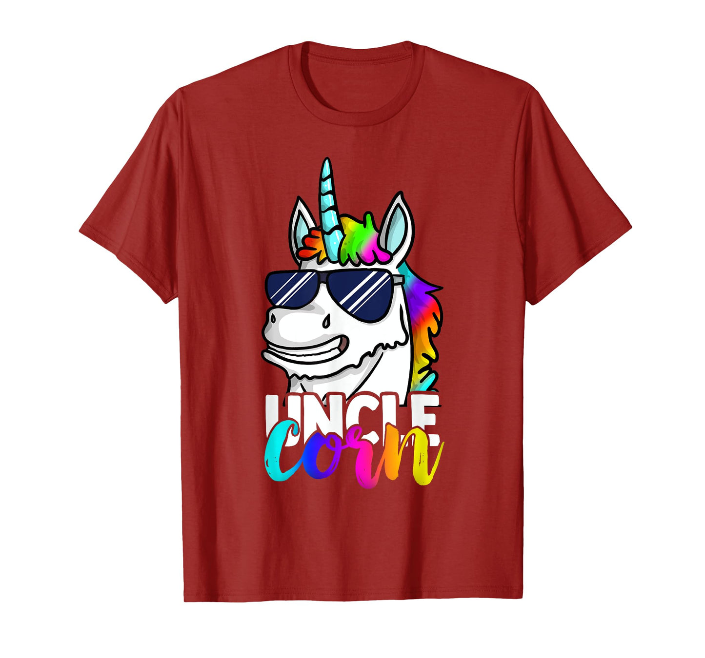 Funny Unclecorn Unicorn Uncle Mens Tee Cool Christmas Gift T-Shirt