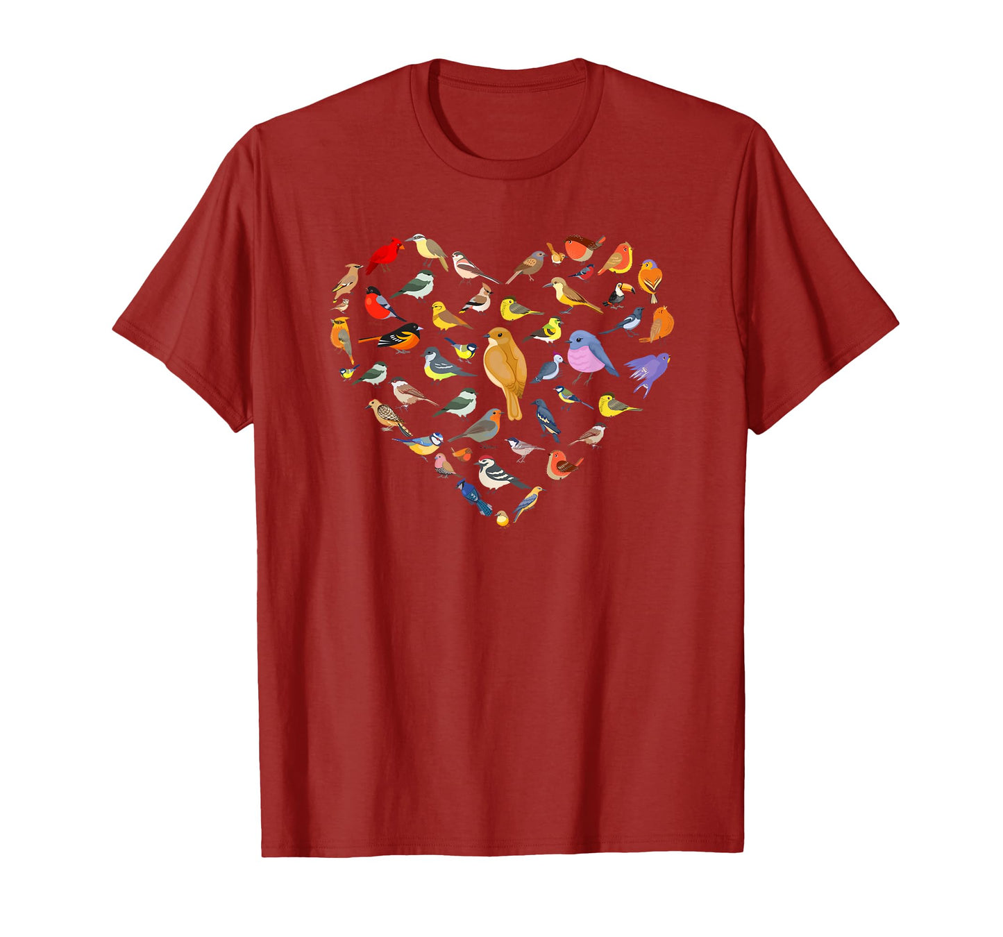 Bird Watching Heart Bird Bird Watcher Birder Bird species T-Shirt