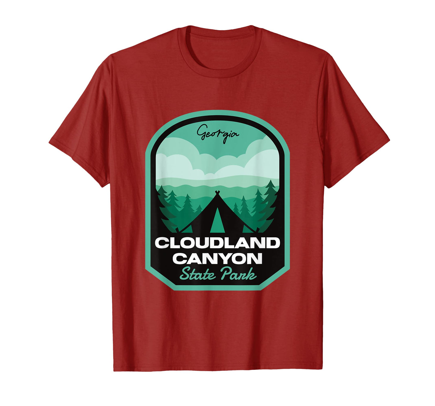 Cloudland Canyon State Park GA Camping T-Shirt