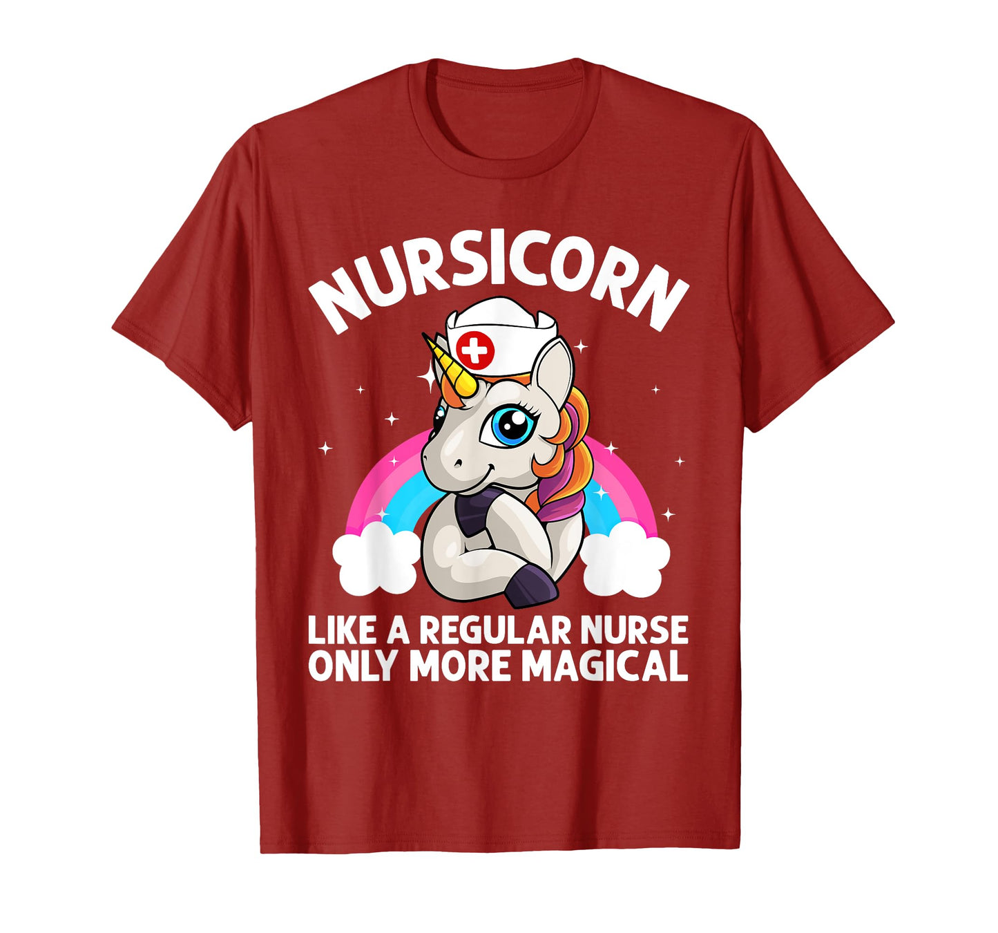 Cool Nurse For Men Women Unicorn Medical Nurses RN Nursing T-Shirt