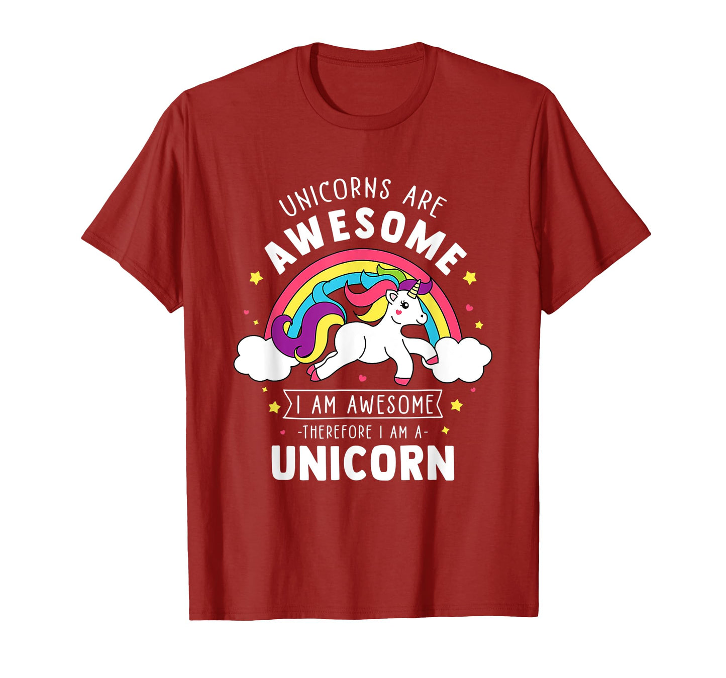 Unicorns Are Awesome I'm A Unicorn Funny Rainbow T-Shirt