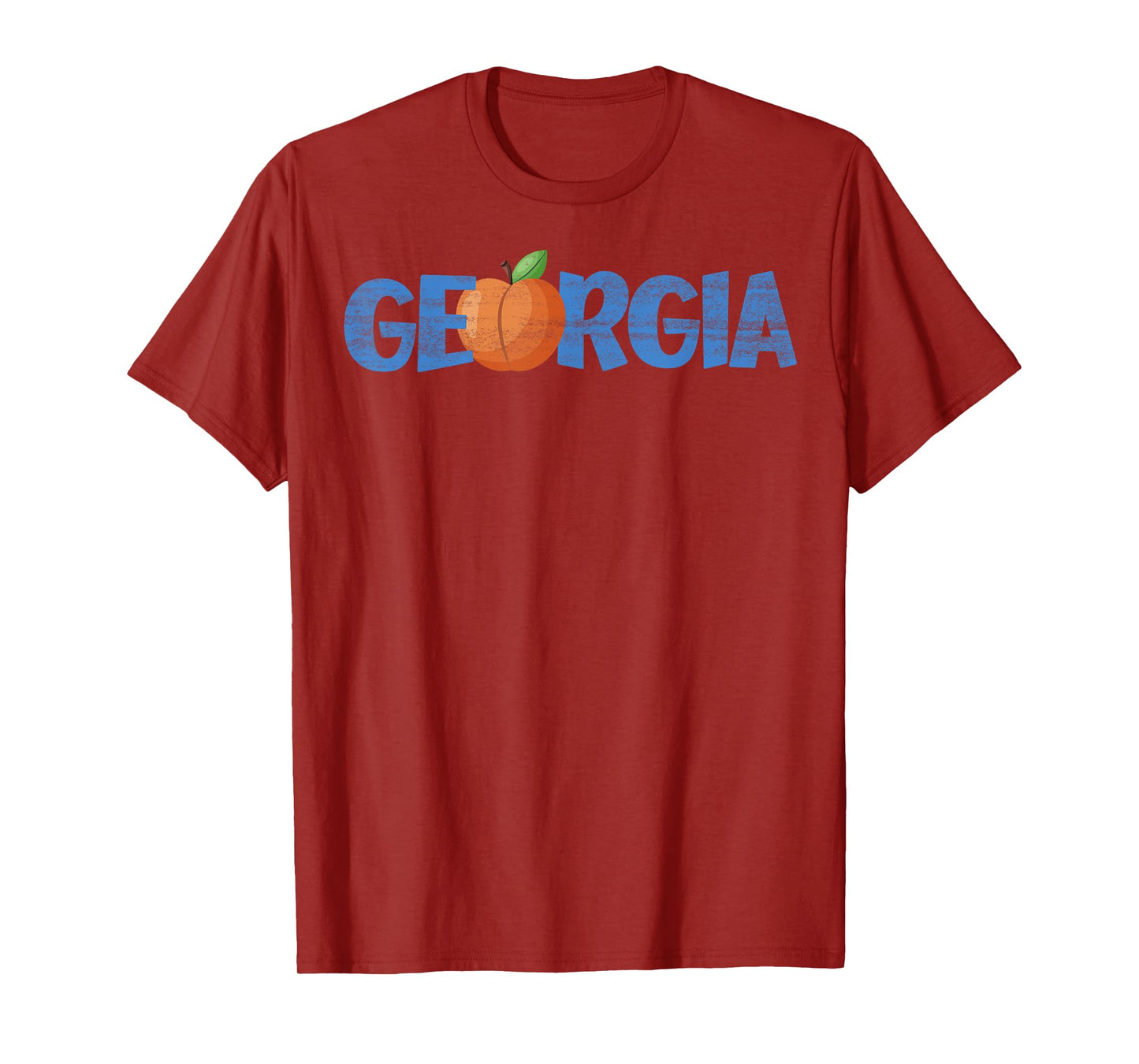 Georgia Peach Tee Georgia US State Family Vacation Camping T-Shirt