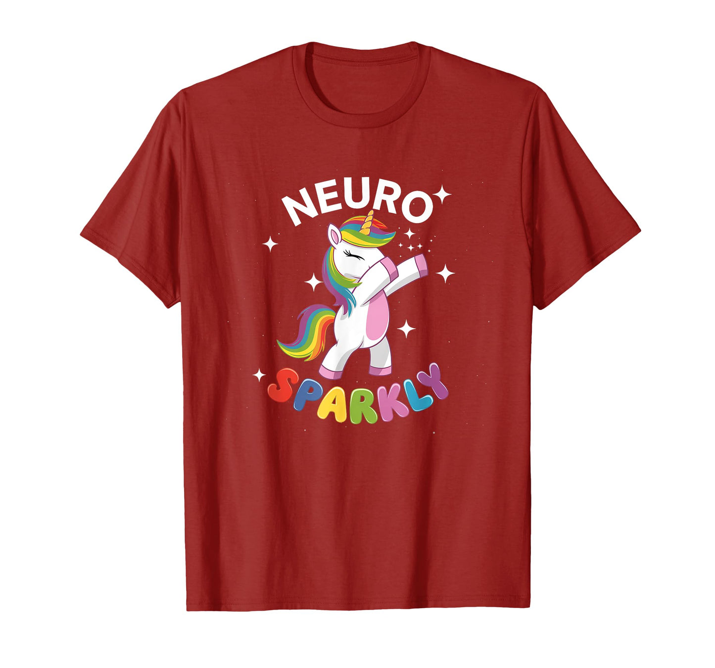 Neurodivergent Neurosparkly Neurodivergence Unicorn ADHD ASD T-Shirt