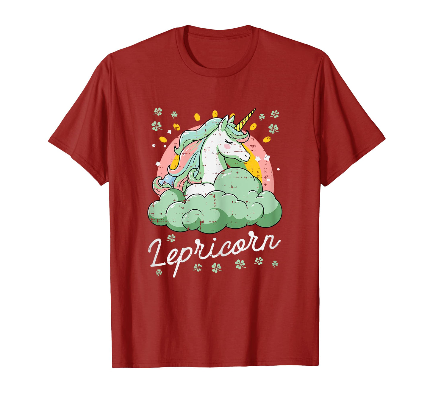 St Patricks Day Lepricorn Unicorn Saint Paddys Toddler Girls T-Shirt