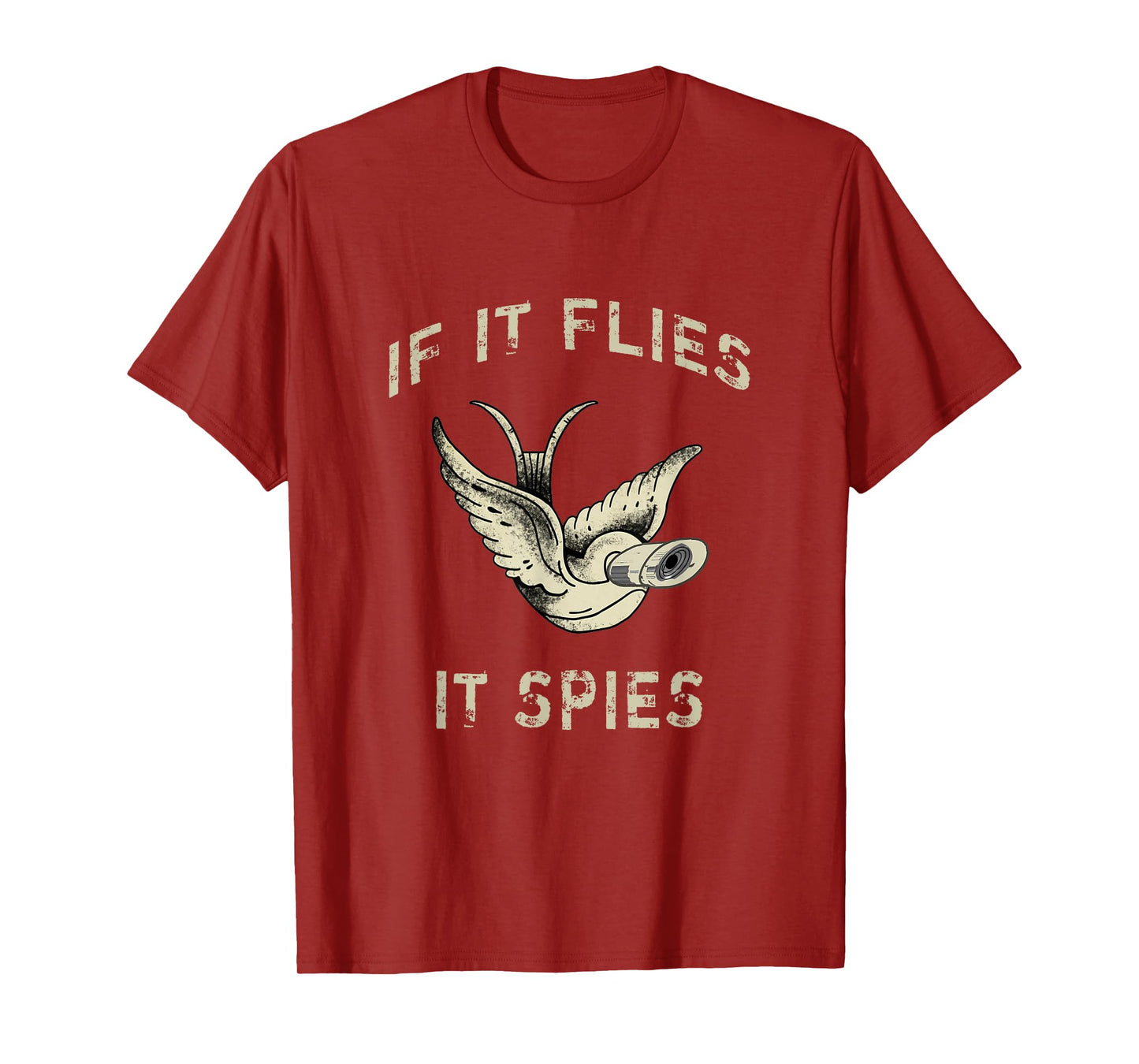 If It Flies It Spies Conspiracy Theory Birds Aren’t Real T-Shirt