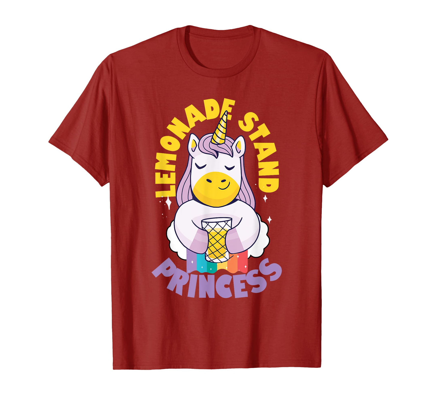 Lemonade Stand Princess Entrepreneur Kids - Unicorn T-Shirt