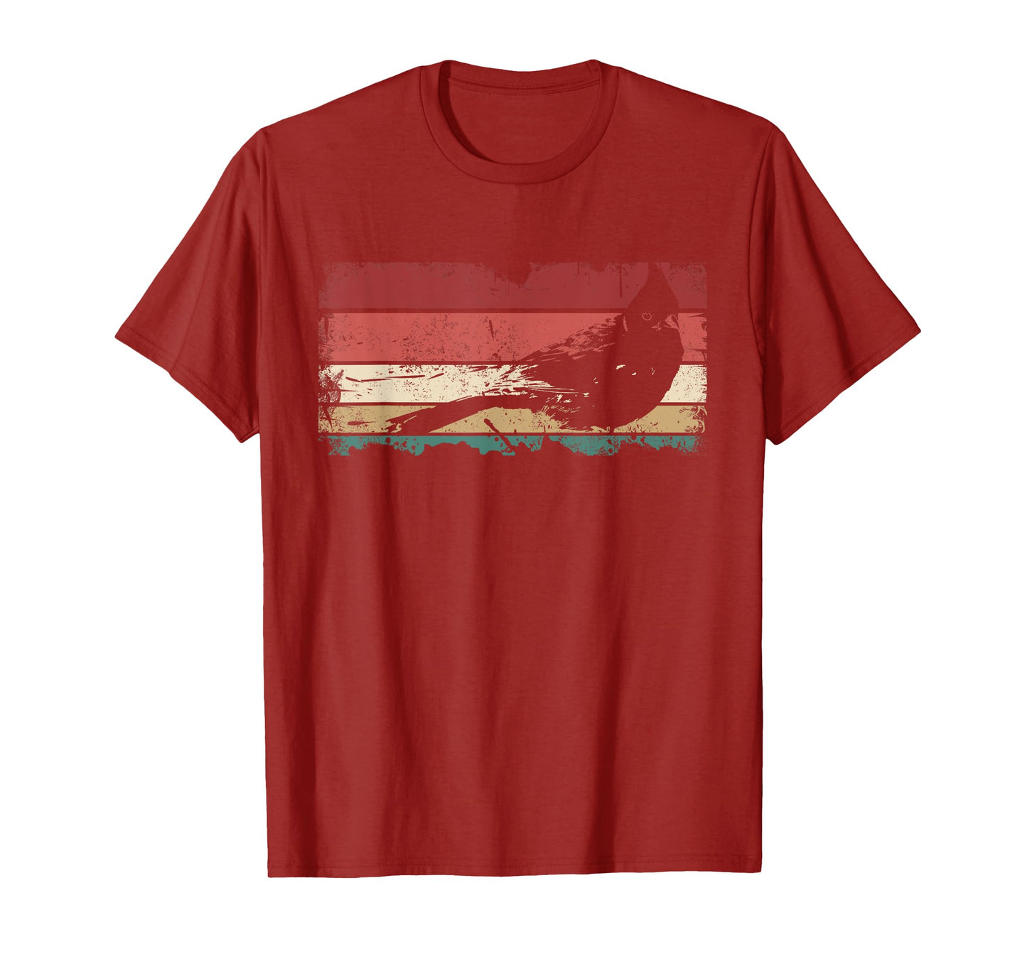 Retro Cardinal Bird Watching - Vintage Red Bird Cardinal T-Shirt