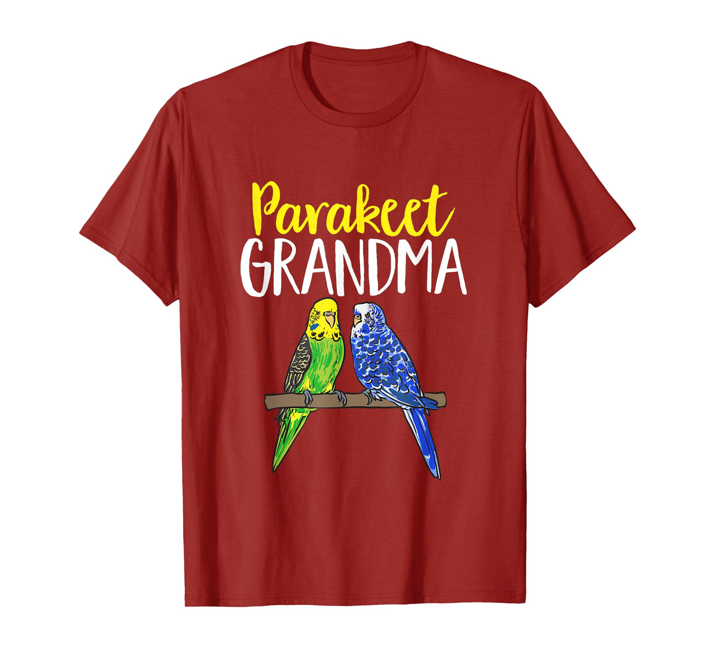 Parakeet Grandma Budgie Mom Bird Budgerigar T-Shirt