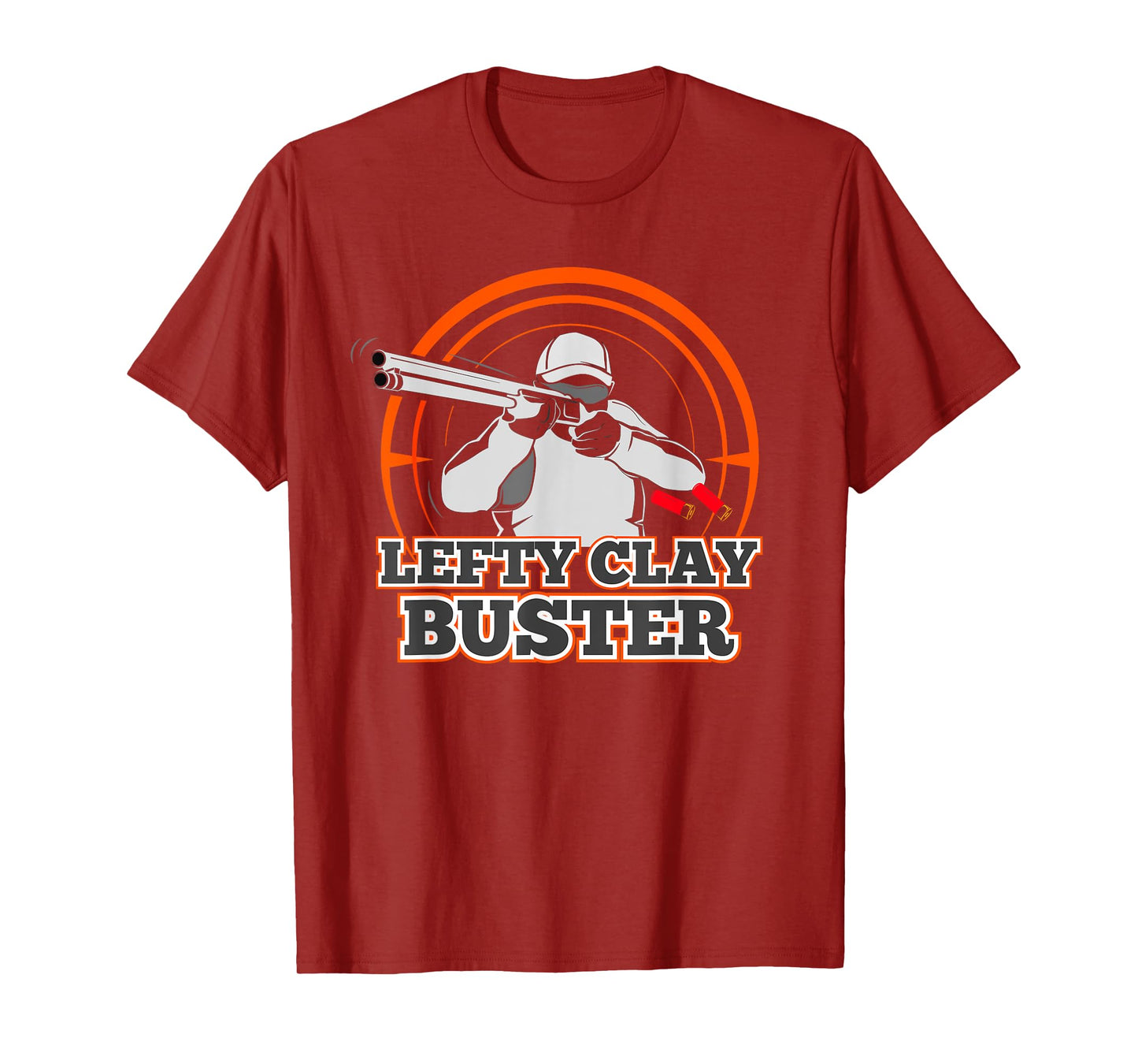 Lefty Clay Buster Skeet Shooting T Shirt Trap Shotgun Gift T-Shirt