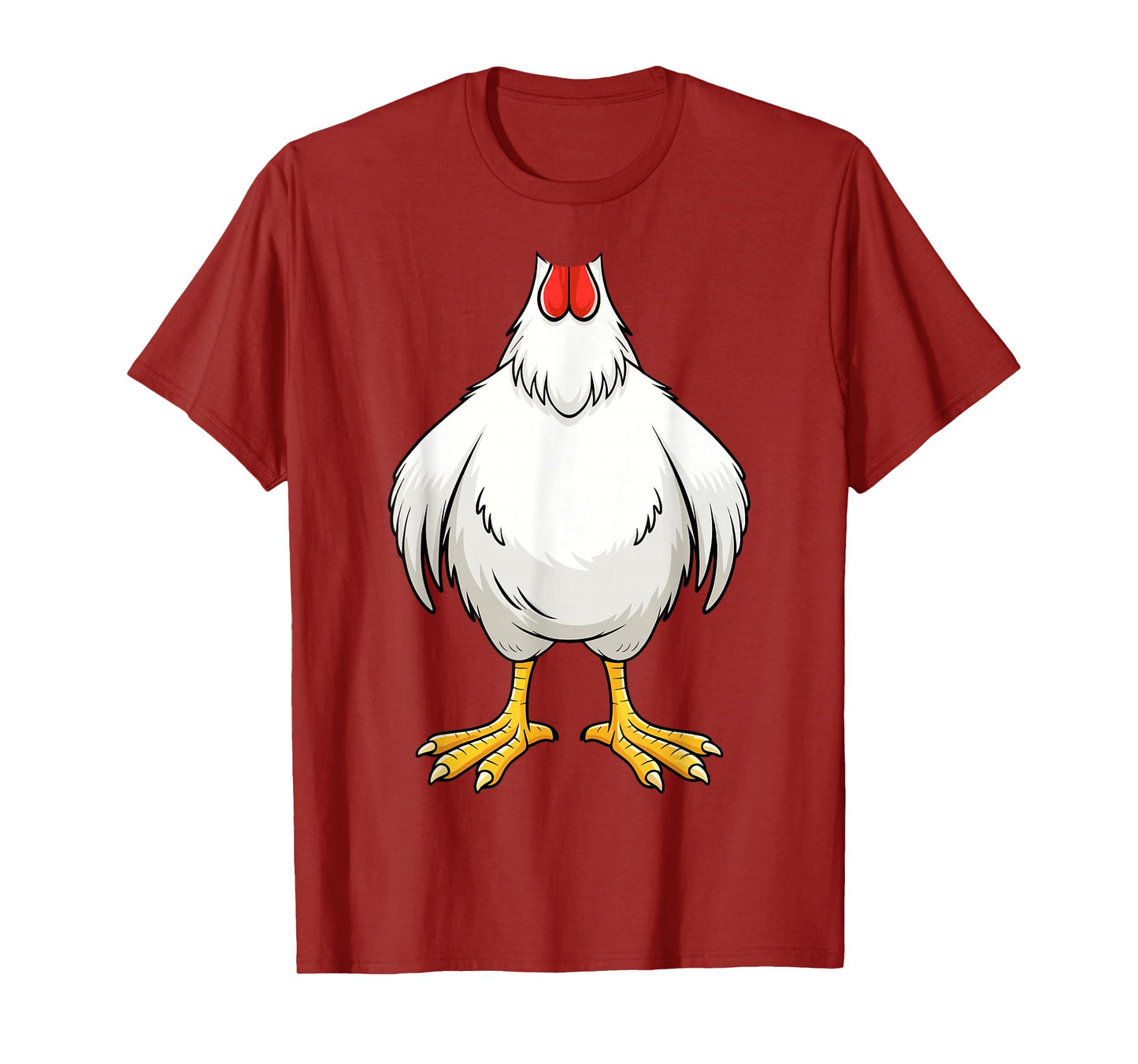 Chicken Shirt Adult Kids Men Women Chicken Hen Body Costume T-Shirt