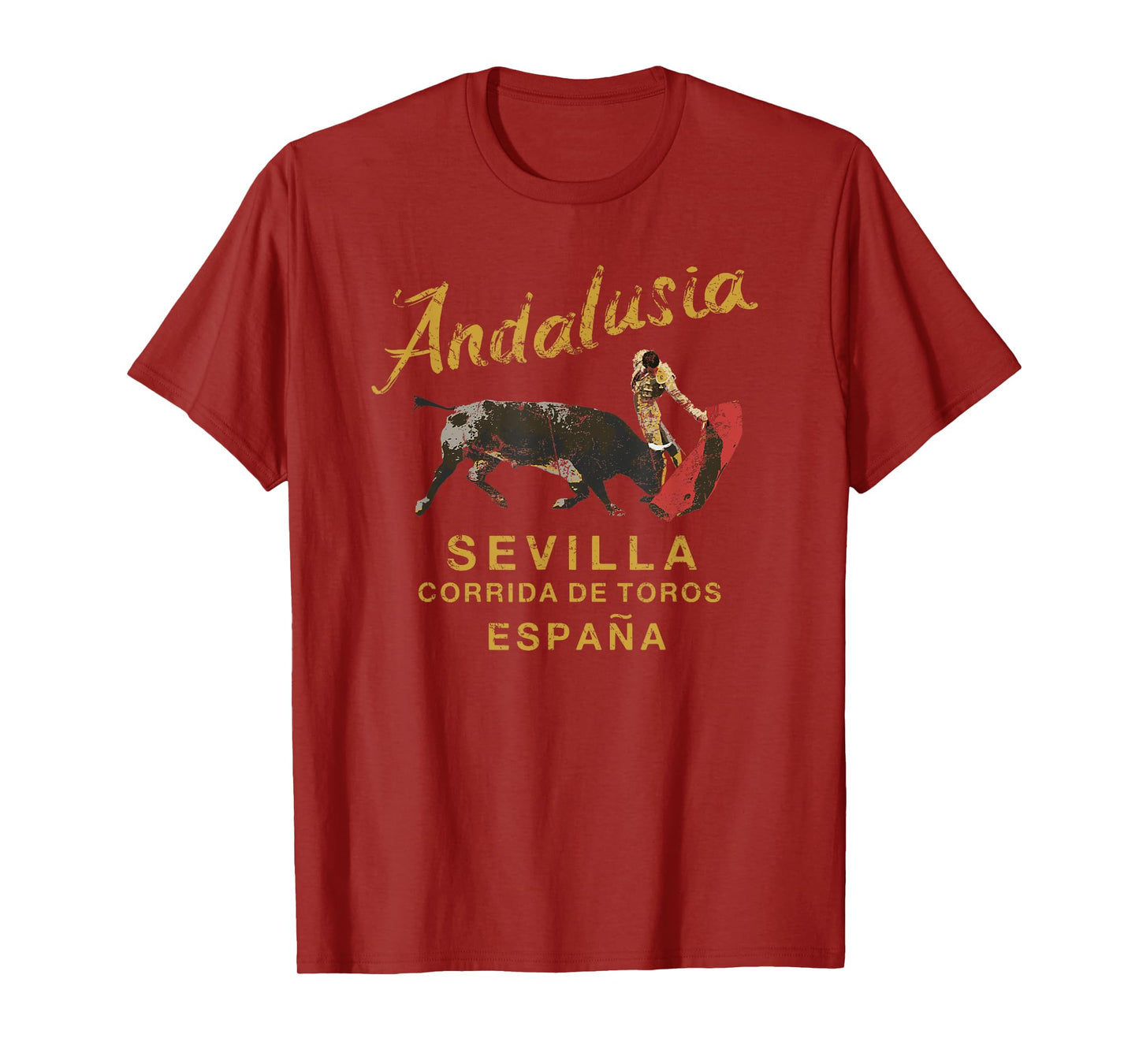 SPAIN Seville Bullfight Andalusia Vintage T-Shirt