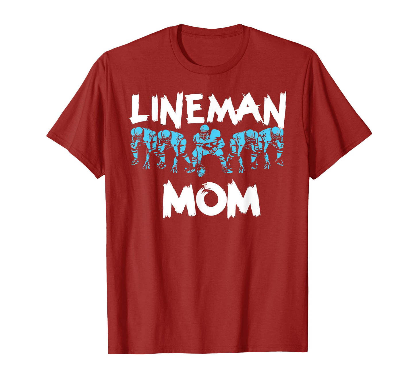 Lineman Mom O-line Funny Offensive Line Football Parent T-Shirt