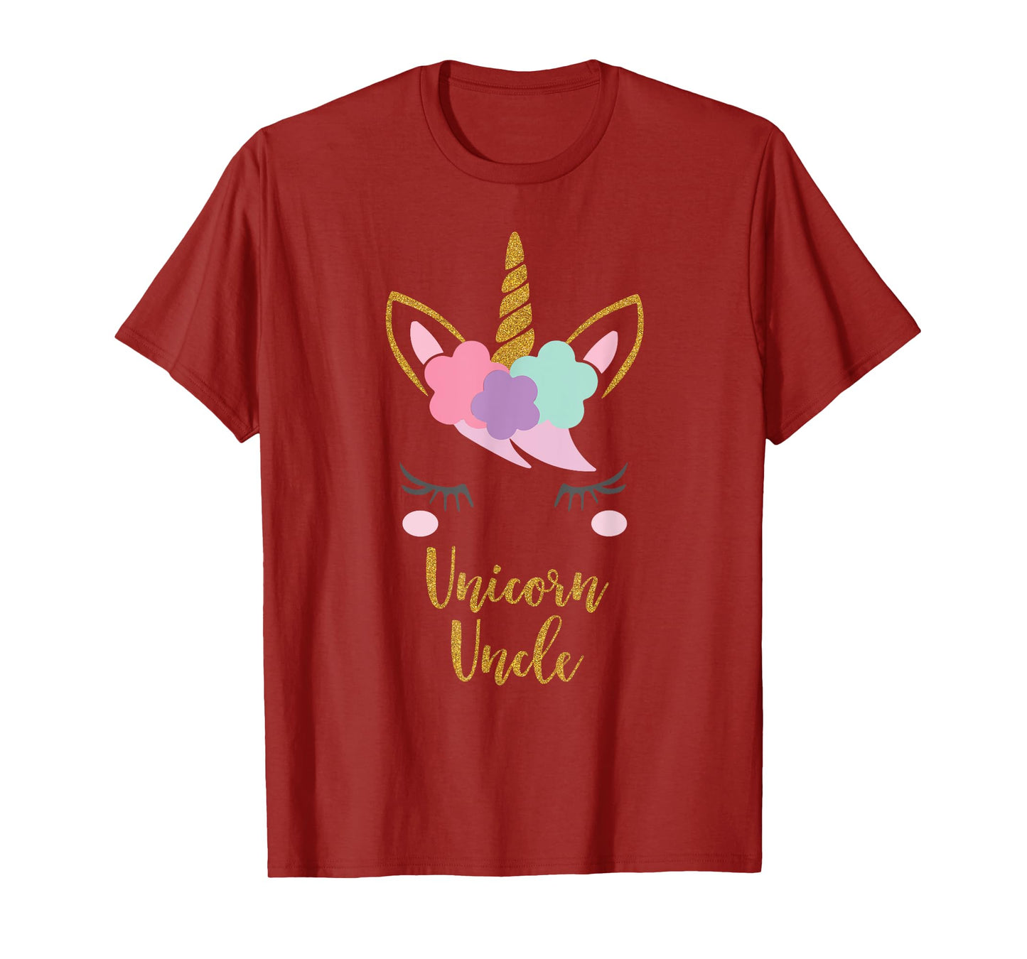 Unicorn Uncle Shirt, Uncle of the Birthday Girl Gift T-Shirt