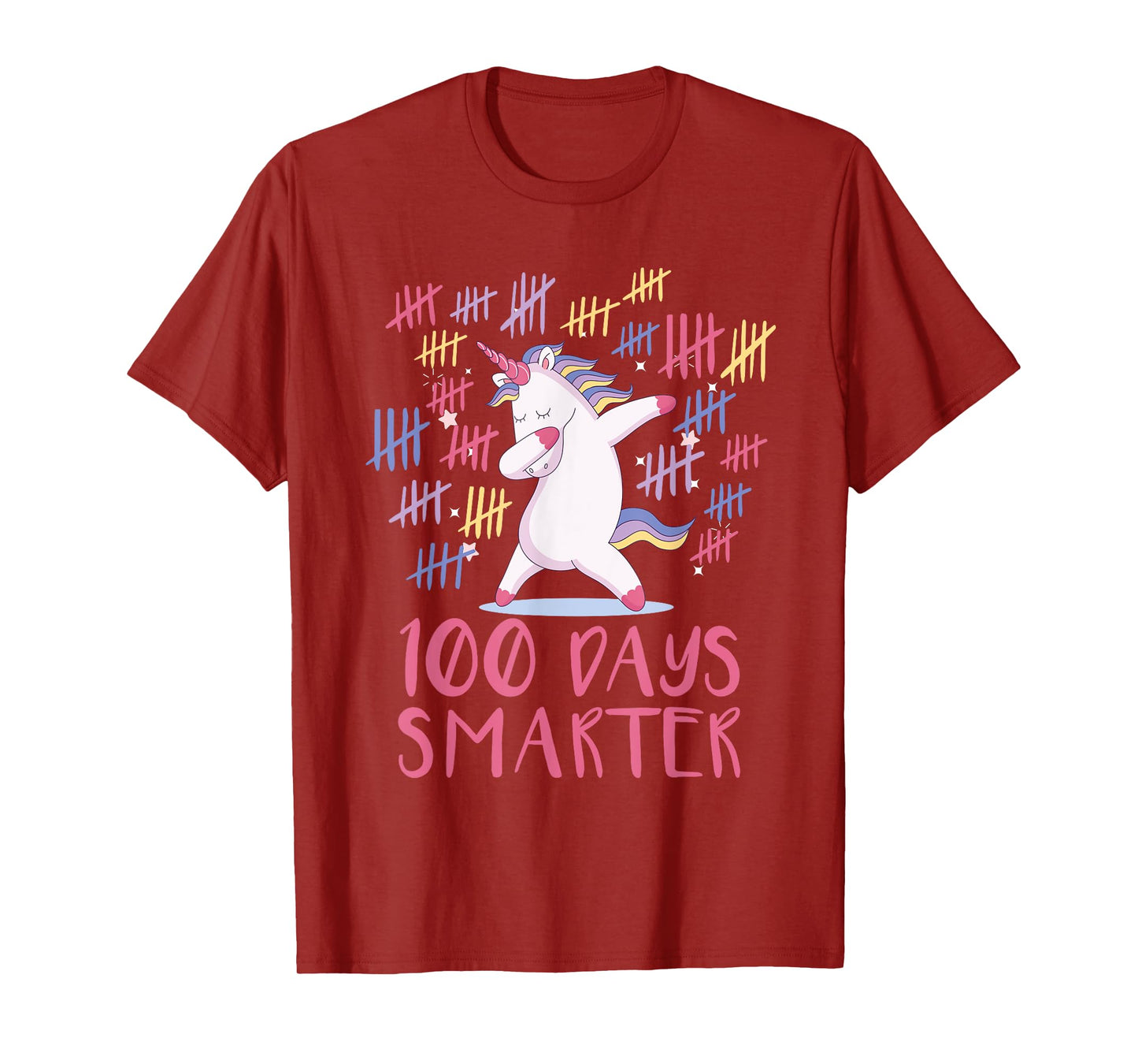 First 100 Days Of School Unicorn Tshirt, 100 Days Smarter T-Shirt