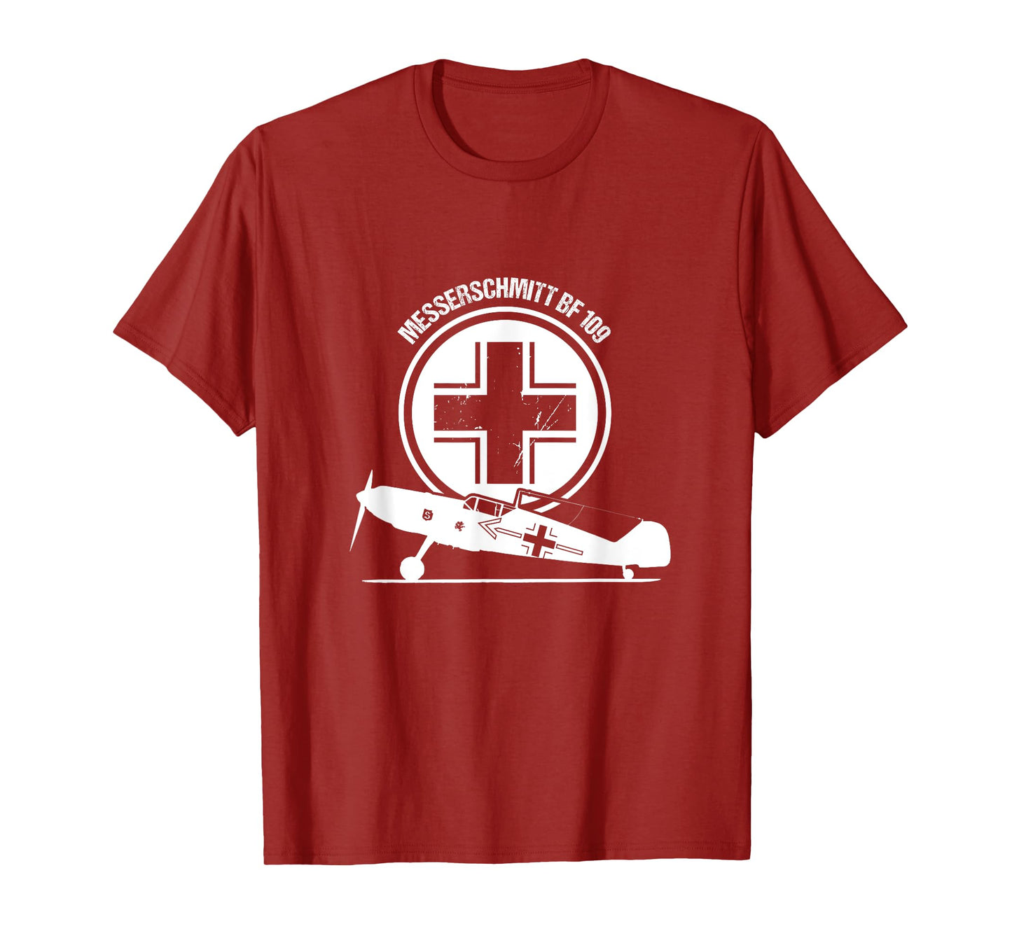 Vintage Luftwaffe Messerschmitt BF Pilot Gift Warbird ME 109 T-Shirt