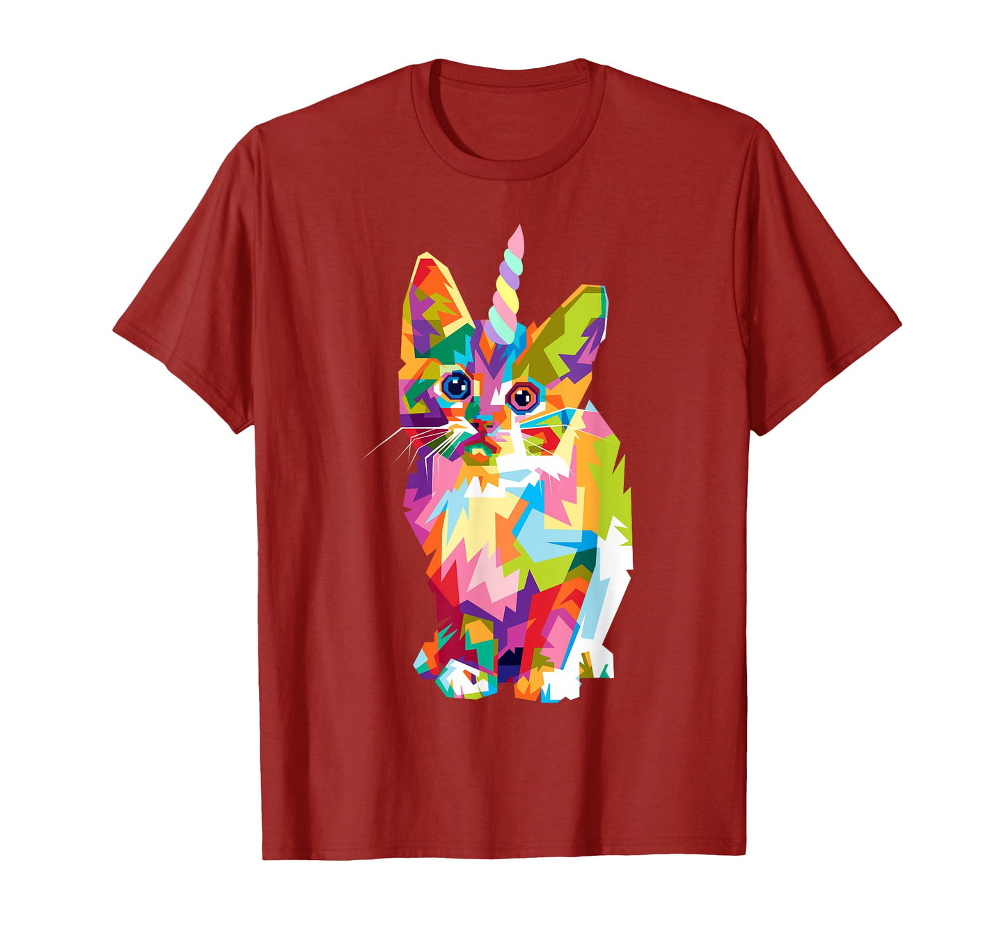 Caticorn Rainbow Shirt My Cat is a Magical Unicorn Kittycorn T-Shirt for Men Women Kids