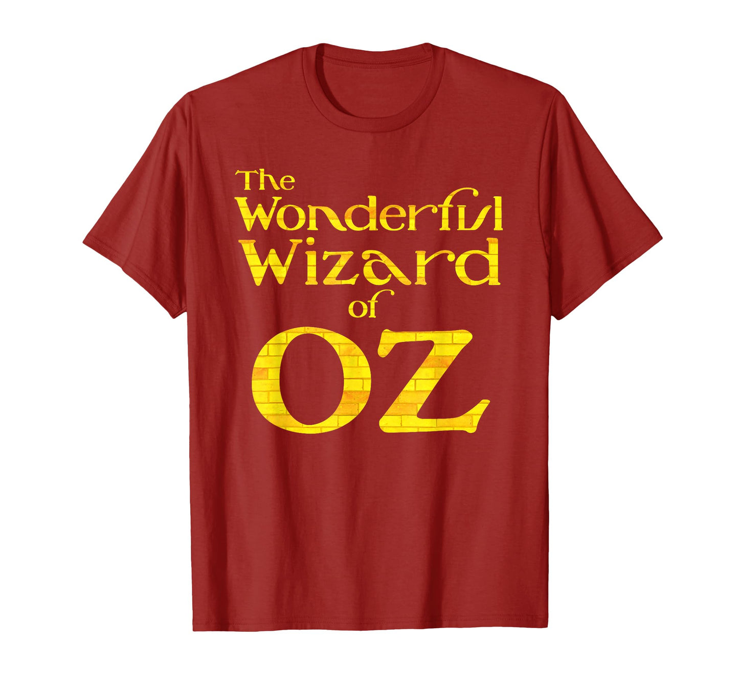 Retro Vintage Yellow Brick Road Wonderful Wizard of OZ Logo T-Shirt