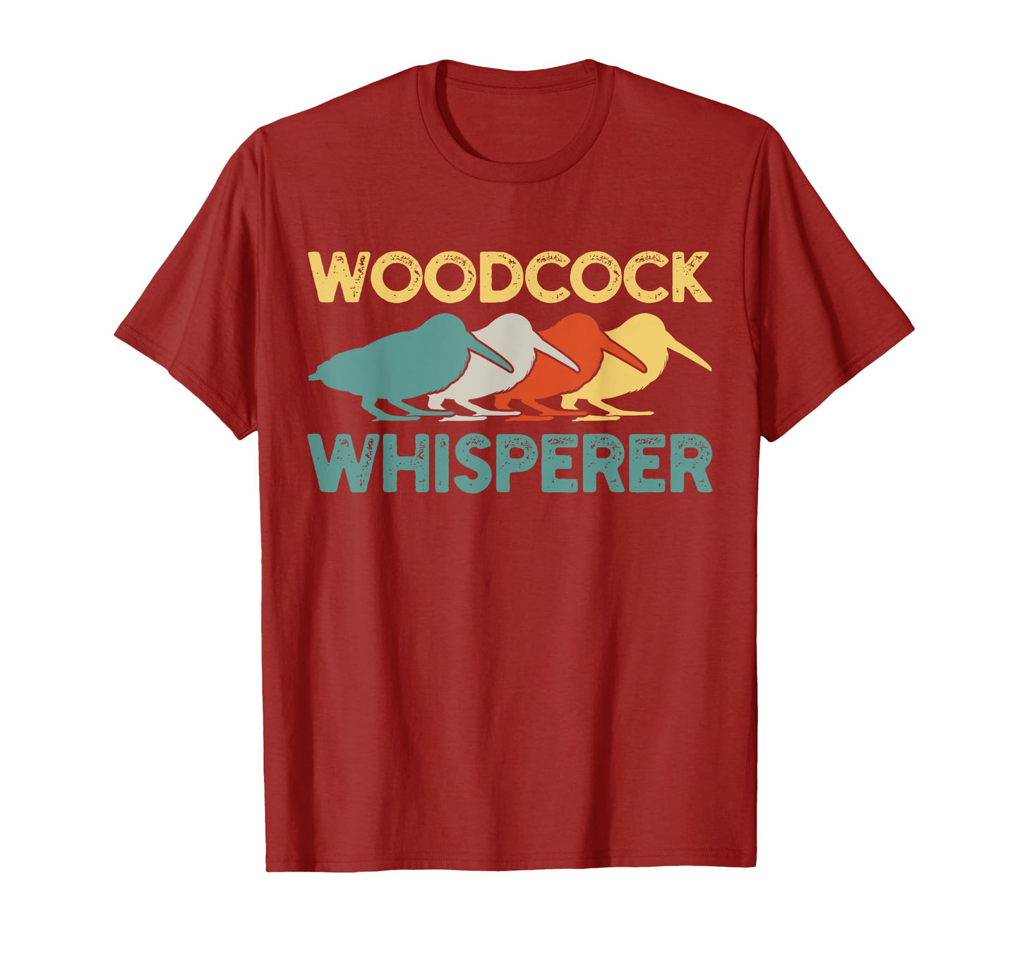 Woodcock Birds Retro Vintage T-Shirt