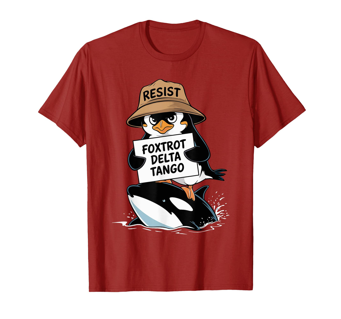 Penguins Protest Penguin Resist T-Shirt
