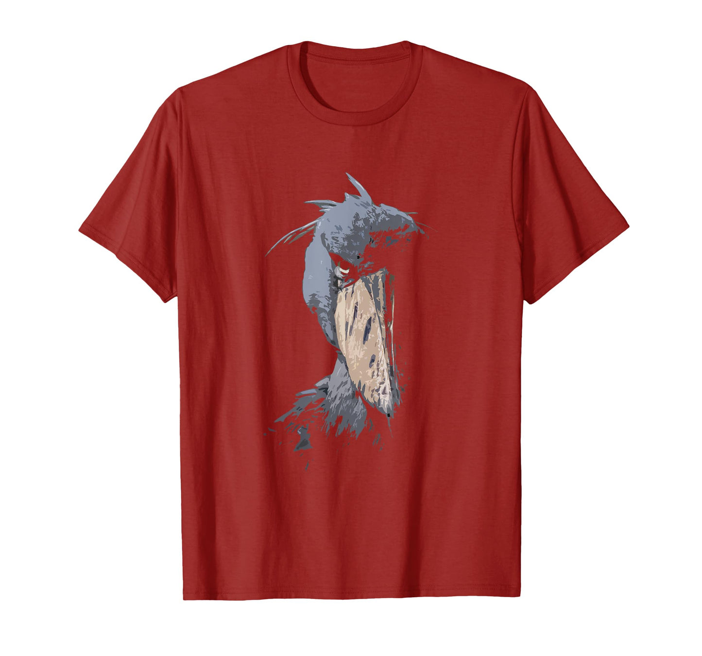 Shoebill African Bird Aztec Mayan Bird Lover Cool Distressed T-Shirt