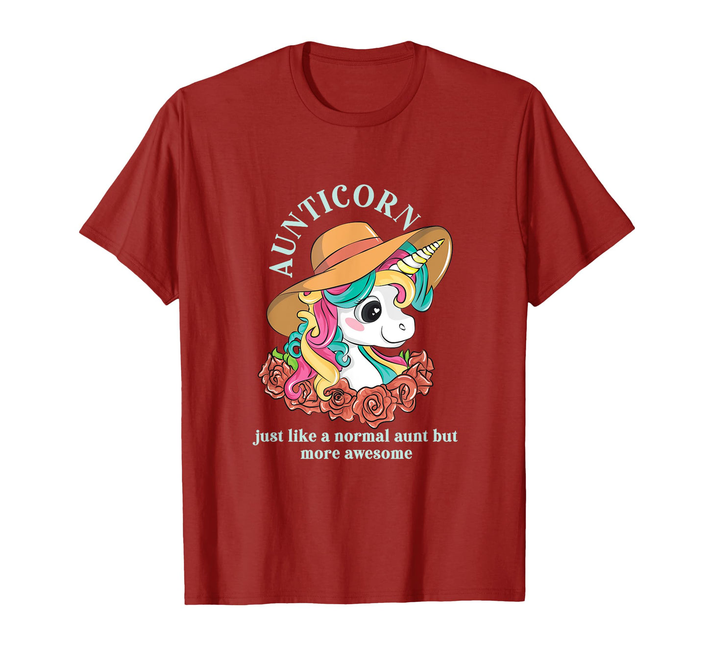 Aunticorn Aunt Unicorn Auntie Niece Nephew Sister Mom Uncle T-Shirt