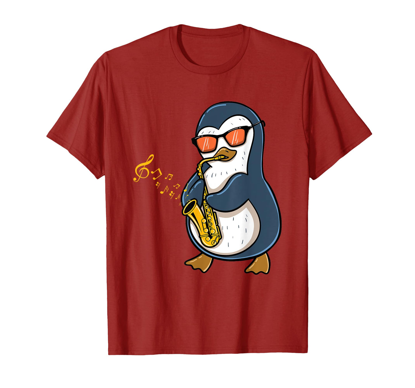 Penguin Playing Saxophone T-Shirt