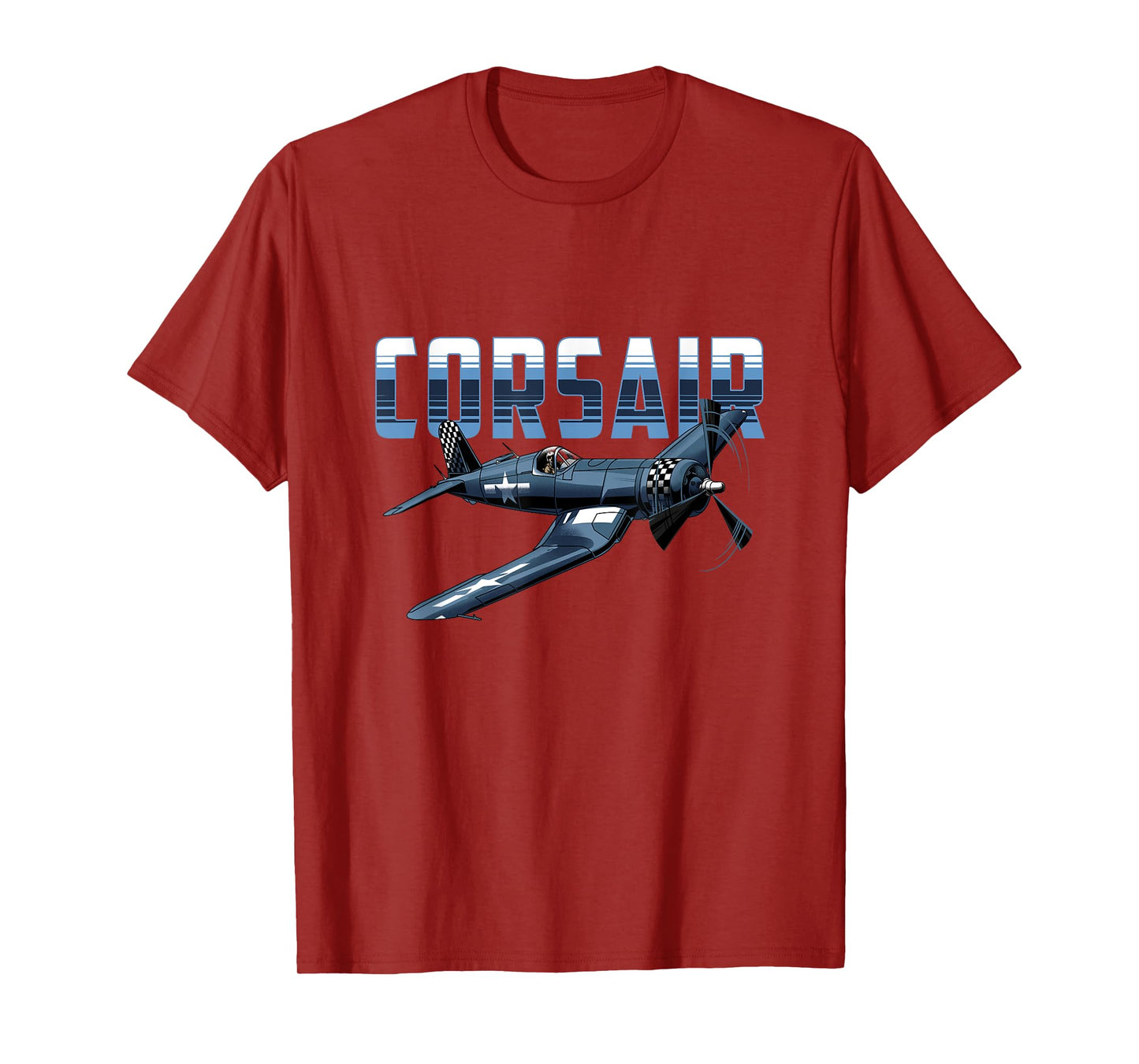 USA Military Warbird Airplane Corsair Classic Airplane T-Shirt