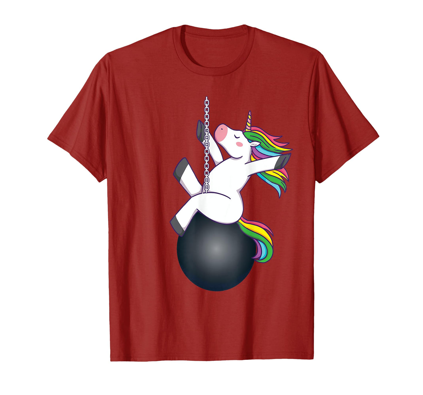 Funny unicorn wrecking ball saying T-Shirt