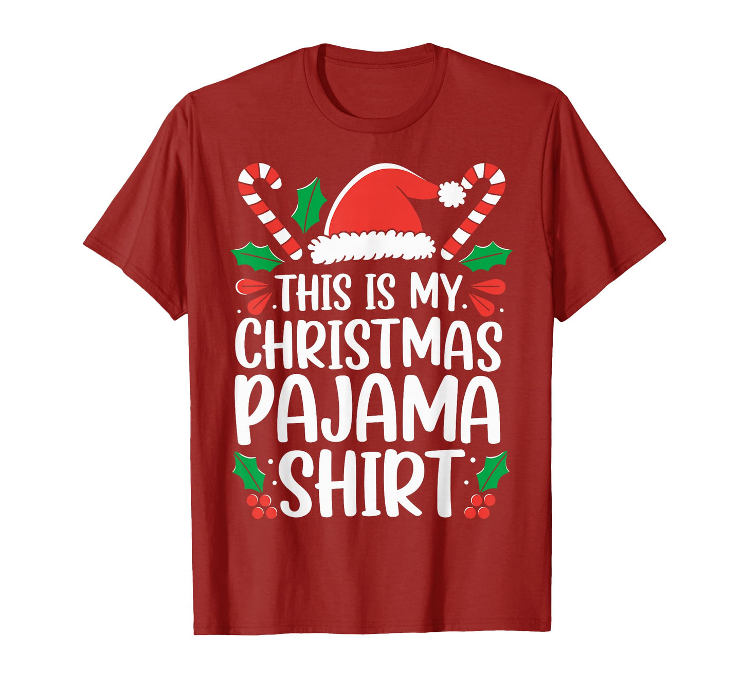 This Is My Christmas Pajama Xmas PJs T-Shirt