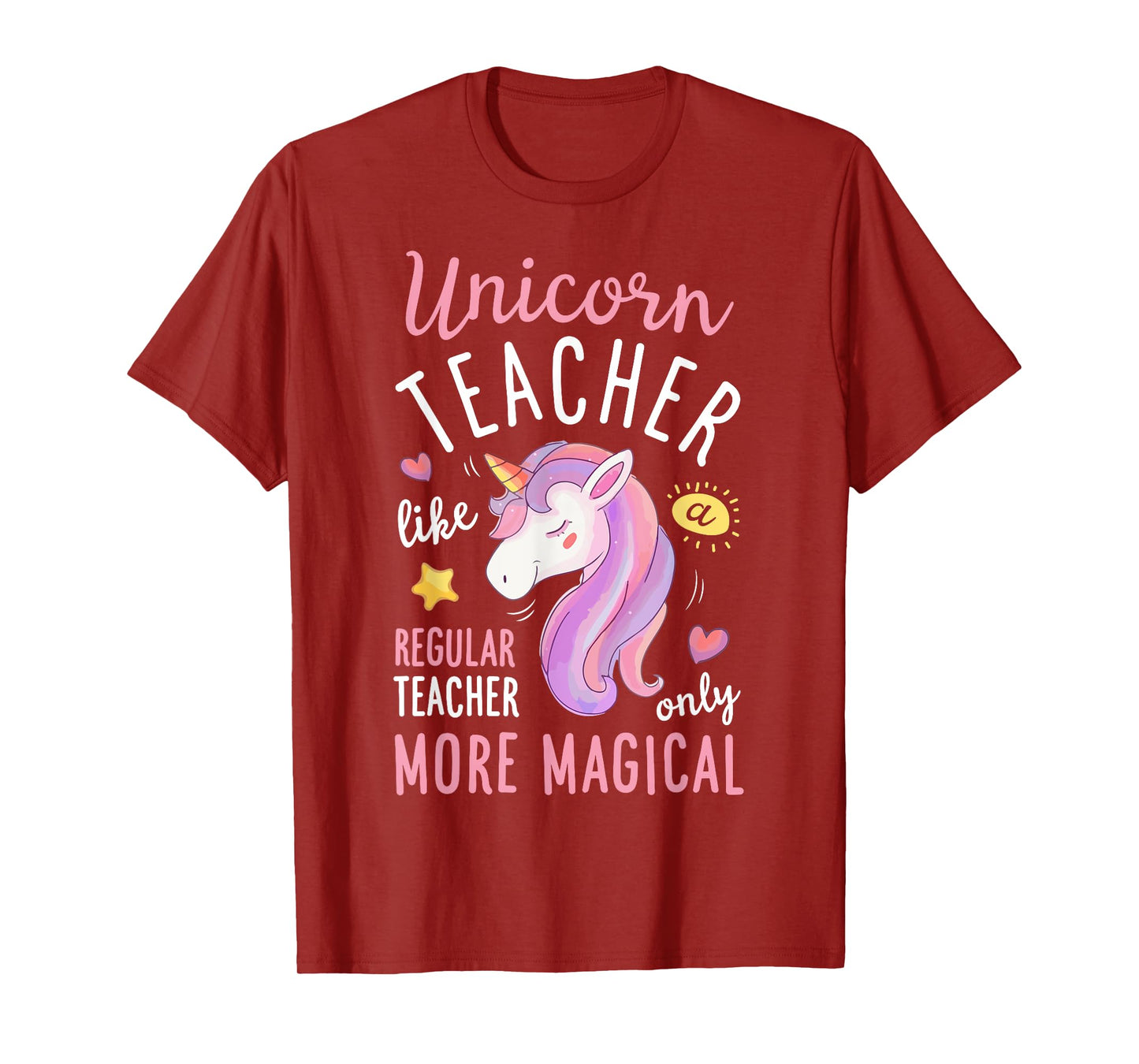 Unicorn Teacher Funny Women Teachers Back To School Gifts T-Shirt