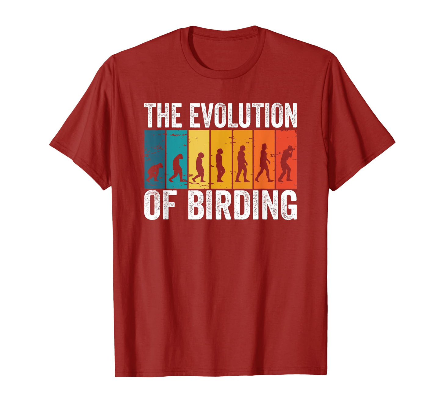 The Evolution of Birding Birdwatcher T-Shirt