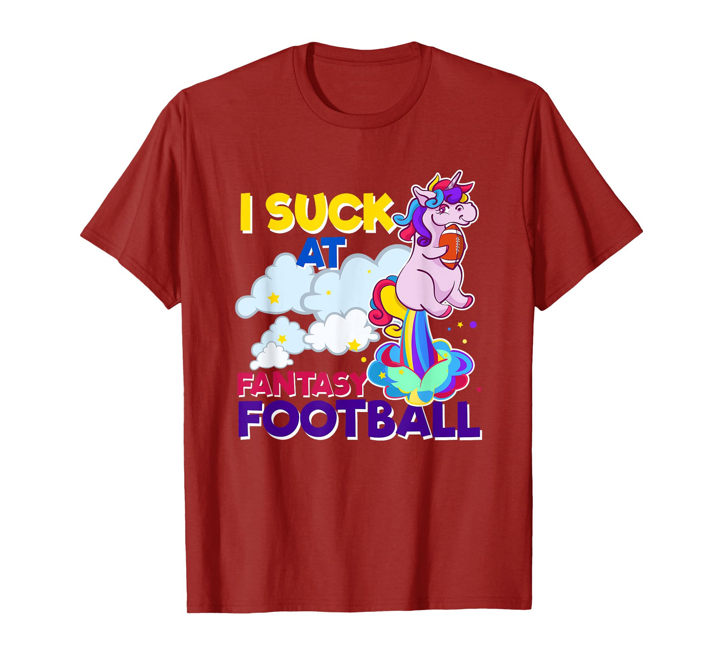 I Suck At Fantasy Football Funny Gift T-Shirt