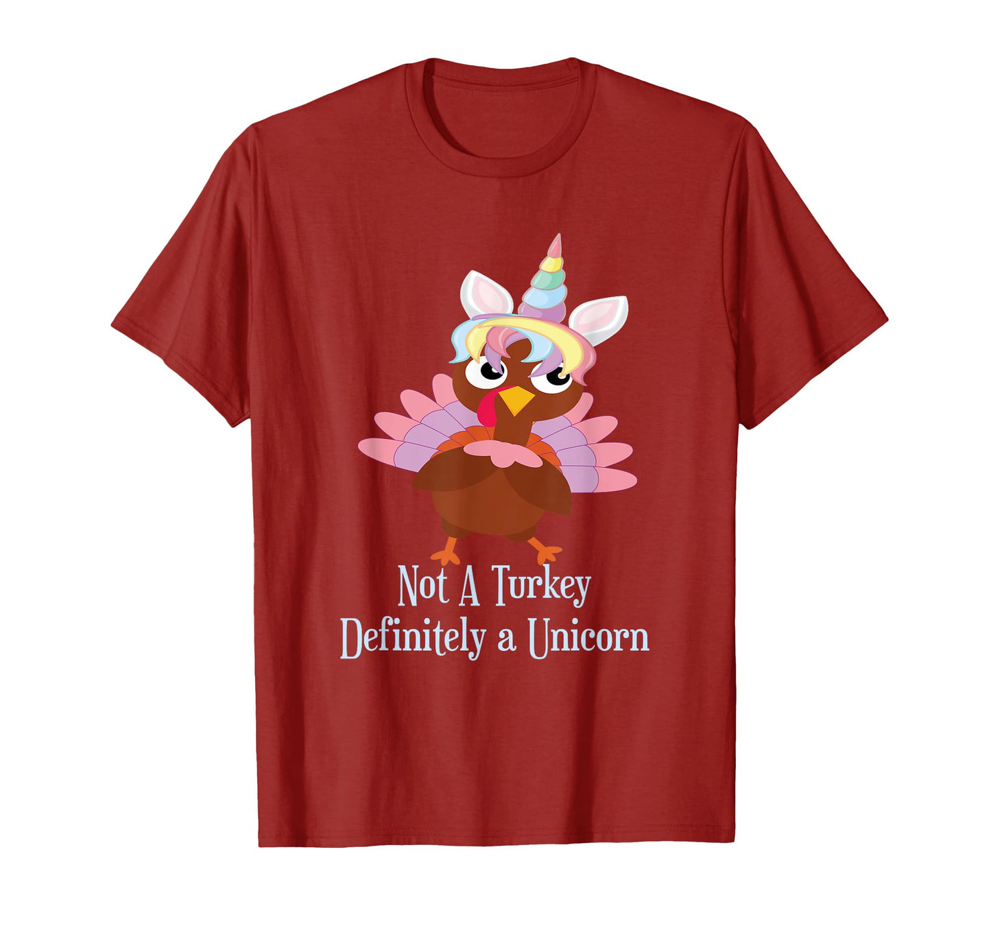 Turkey Disguise Unicorn Thanksgiving Novelty T-Shirt