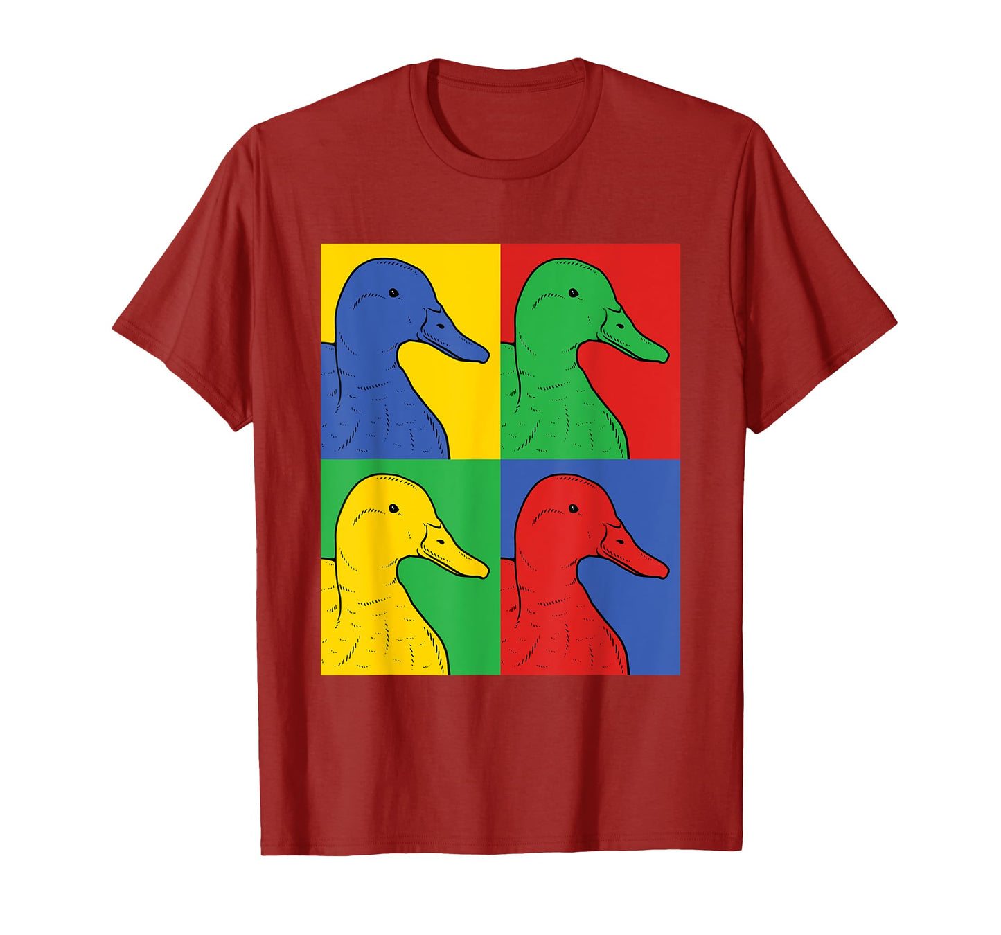 Mallard Pop Art T-Shirt - Retro Duck Tee T-Shirt