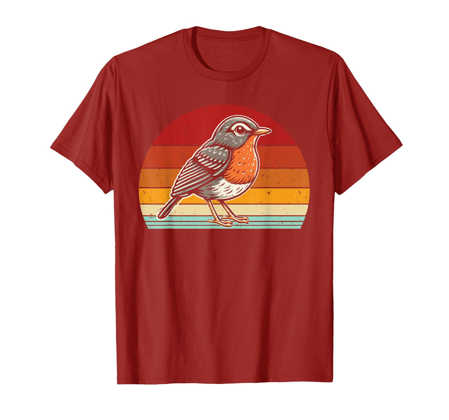 American Robin Retro T-Shirt