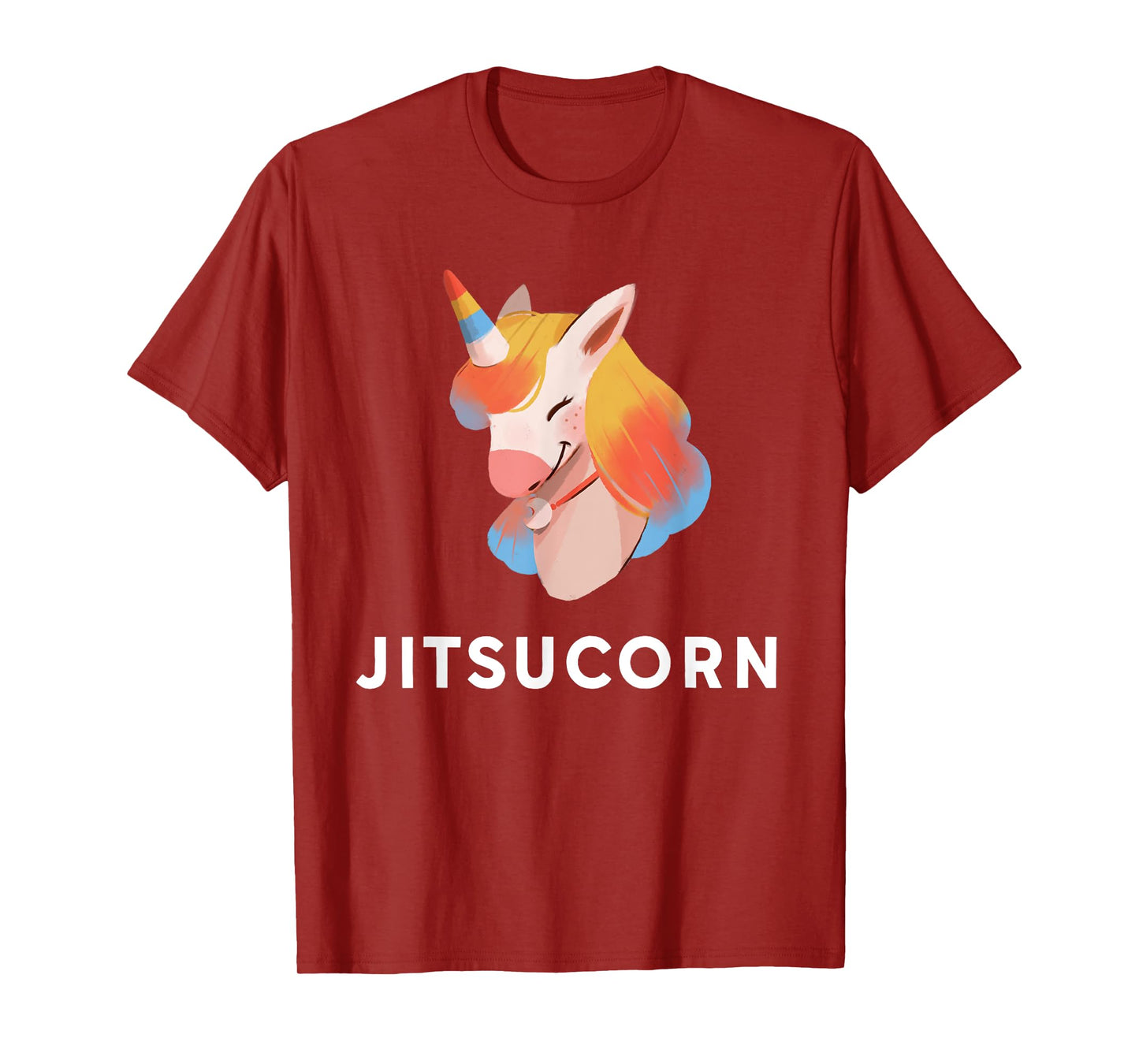 Jitsucorn Jiu-Jitsu Unicorn Funny Martial Arts Girl T-Shirt