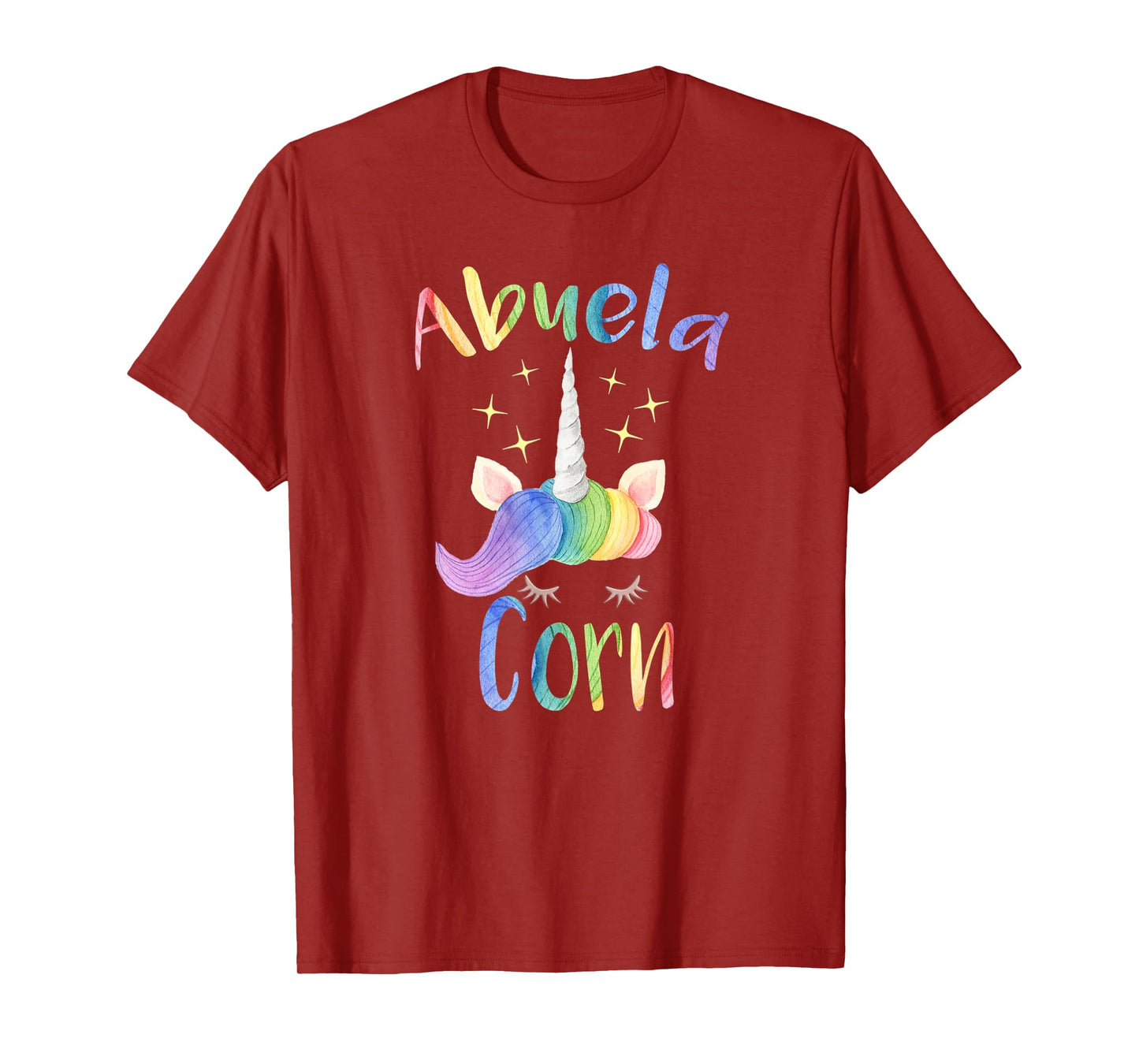 Abuelacorn Spanish Grandma Funny Unicorn T-Shirt