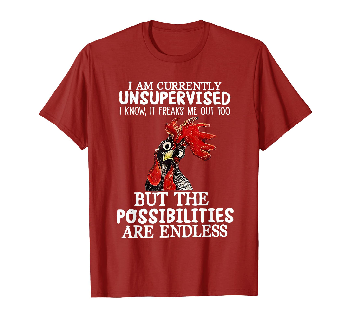I'm Currently Unsupervised But The Possibilites Are Endless T-Shirt