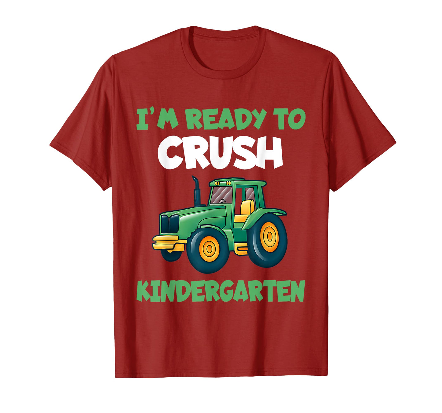 Kindergarten Kids Farm Back to School Shirt Tractors Gifts T-Shirt