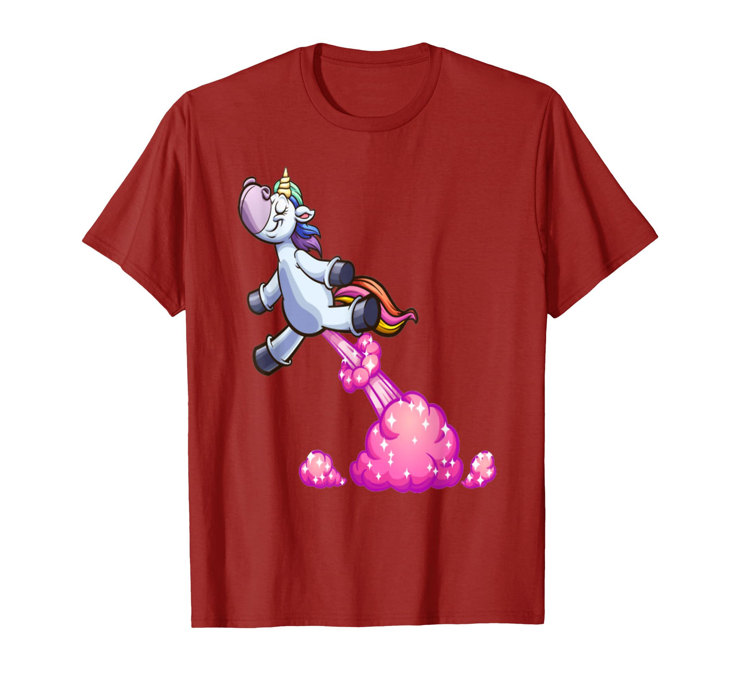 Farting Unicorn Funny Unicorn Rainbow Farts T-Shirt