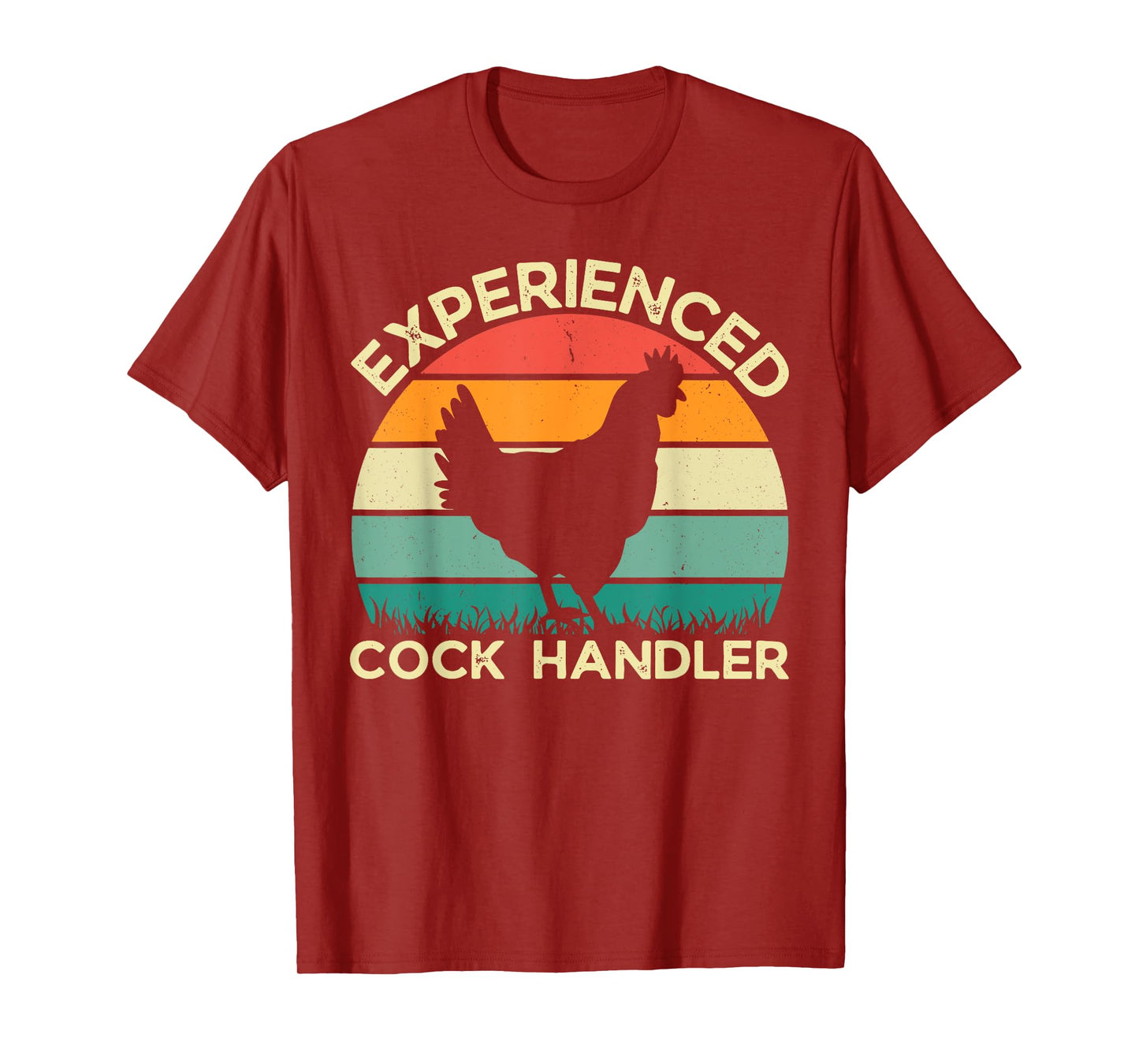 Vintage Experienced Cock Handler Inappropriate Adult T-Shirt